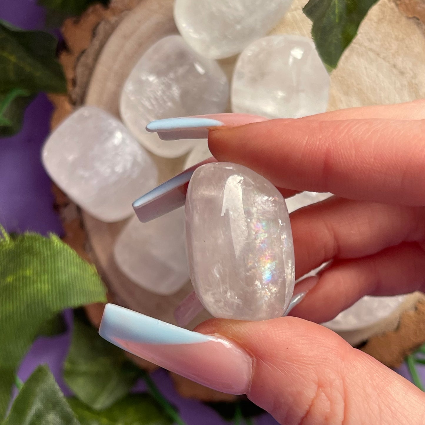 optical calcite tumbles