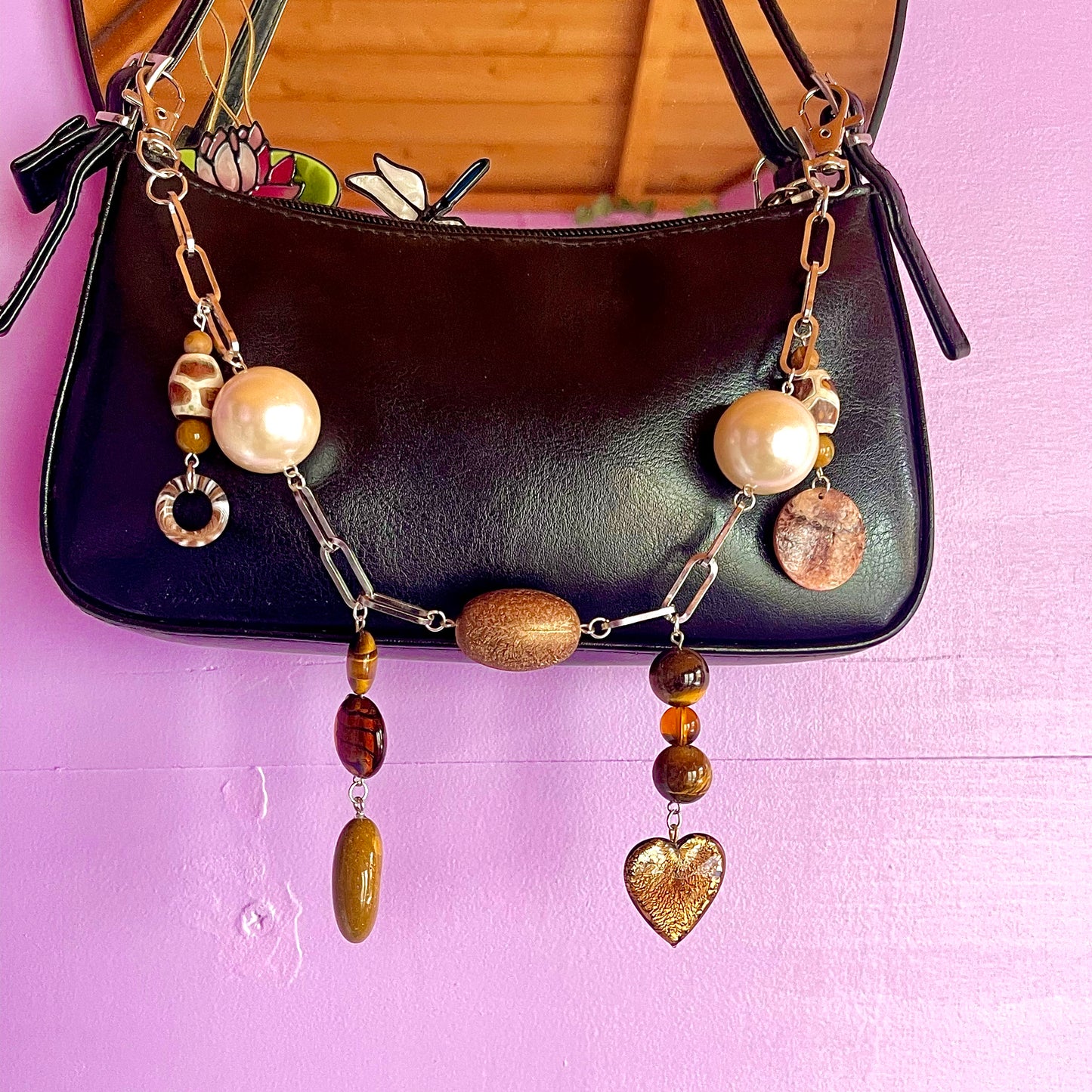strength bag charm