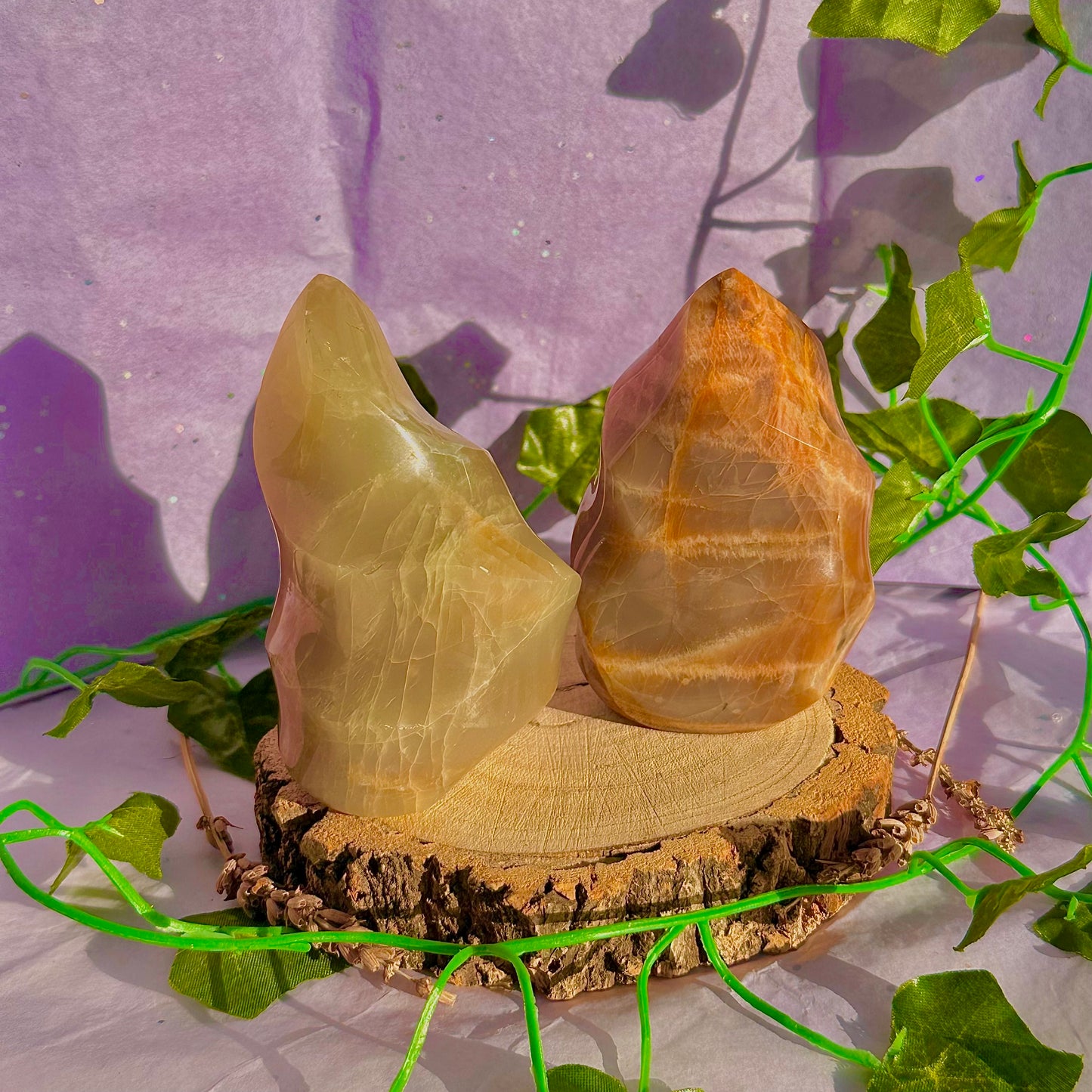 moonstone flame carving ~ intuitively chosen