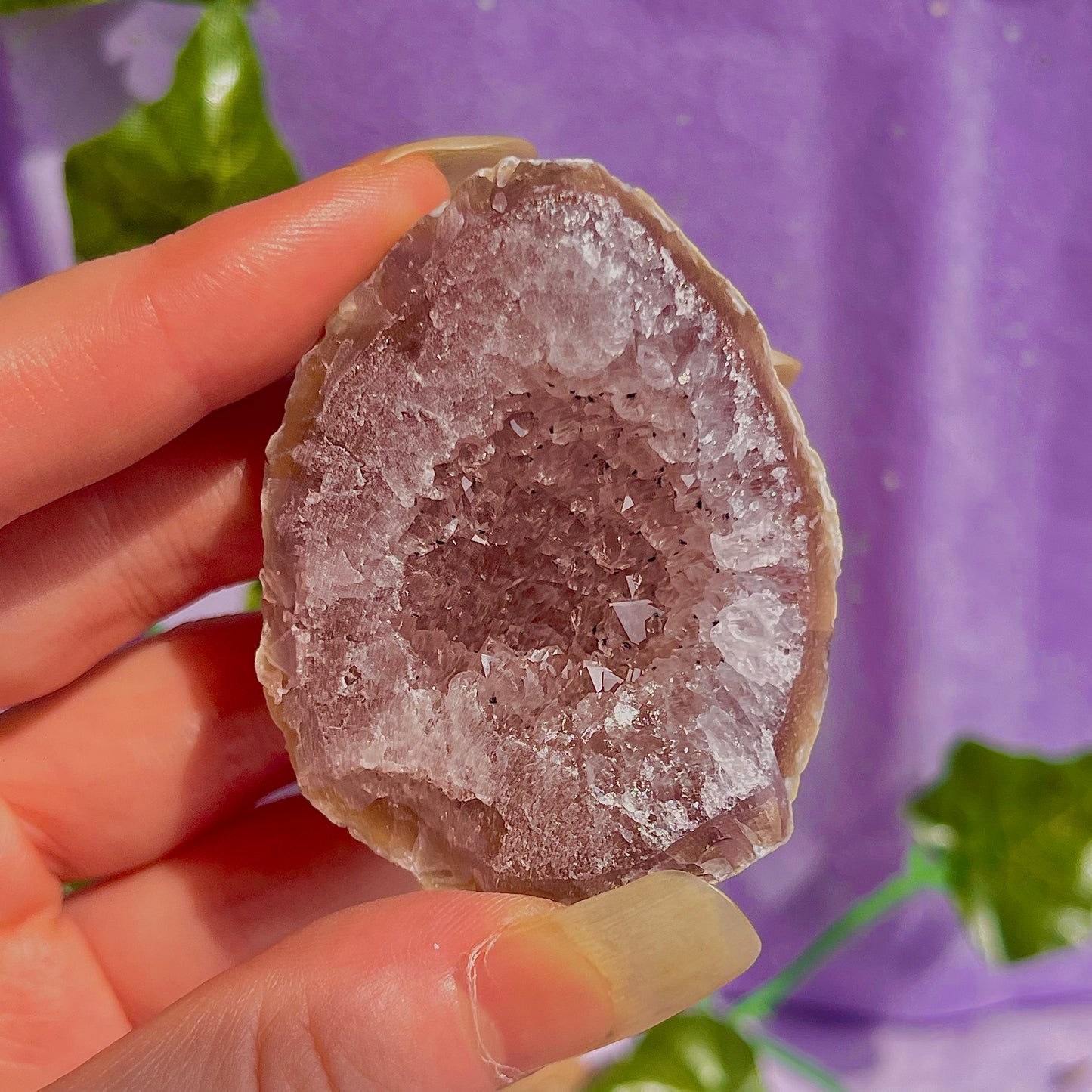 druzy agate geodes B1-5