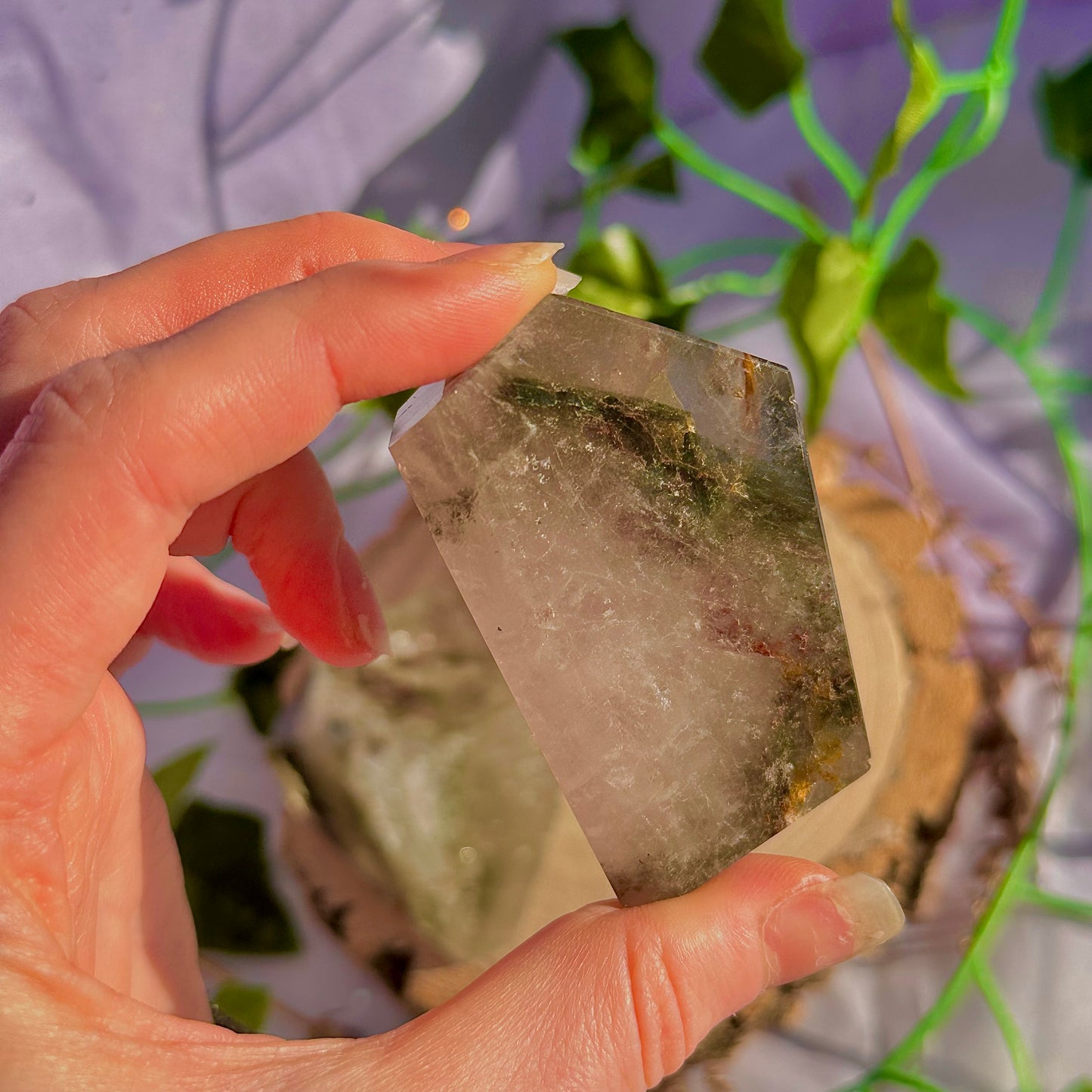garden quartz freeform ~ intuitively chosen