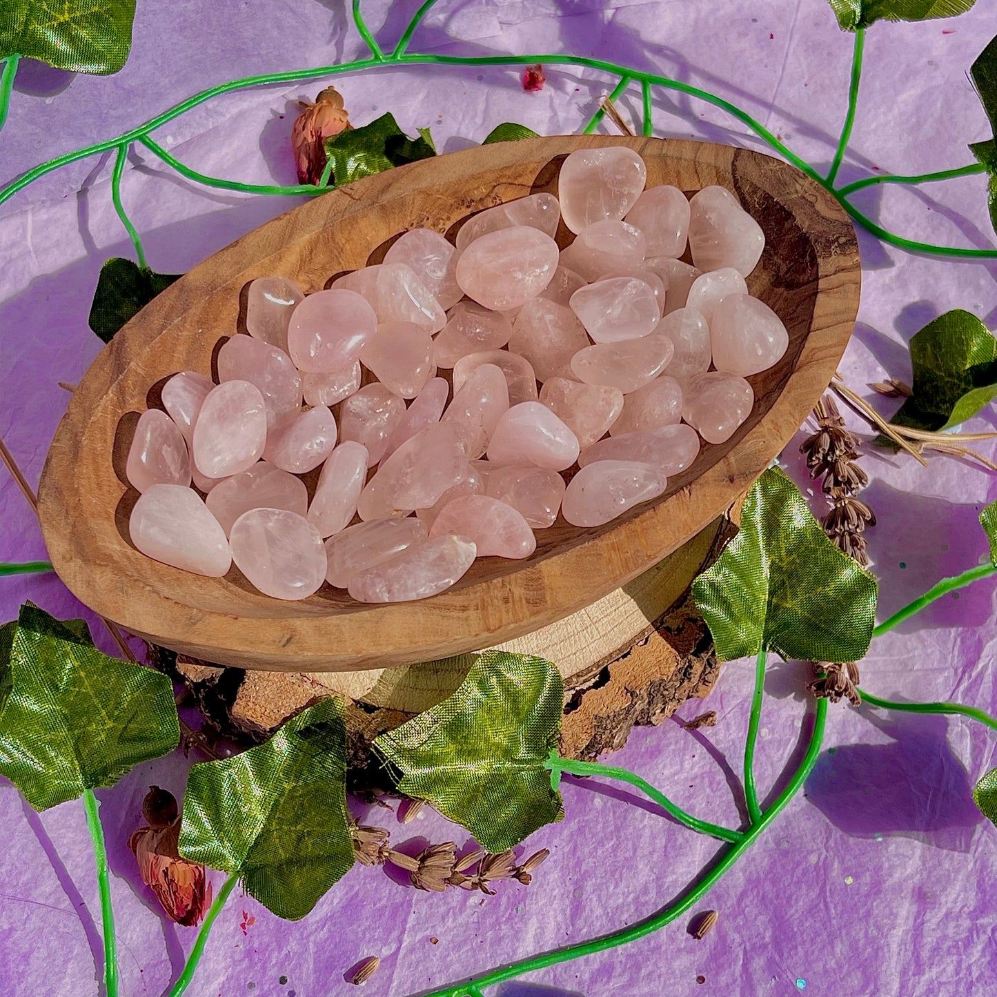 rose quartz tumble