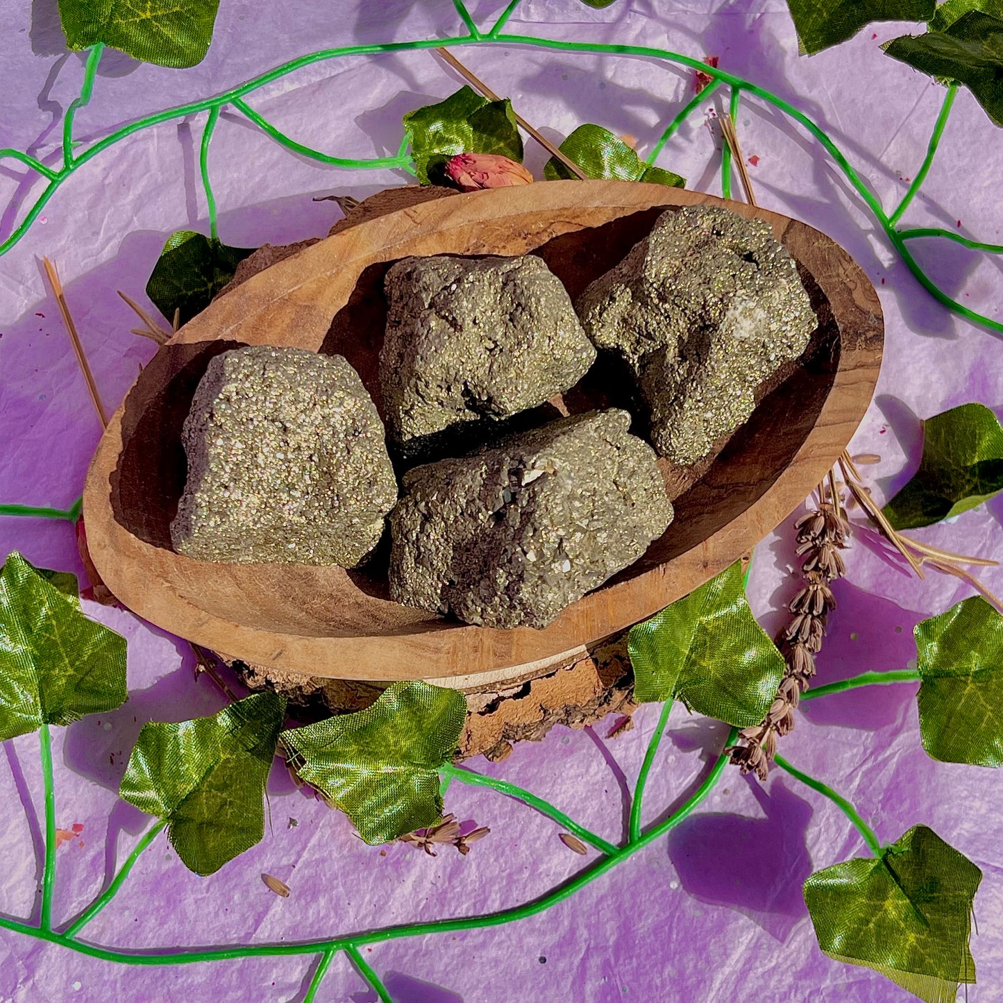 raw/rough pyrite