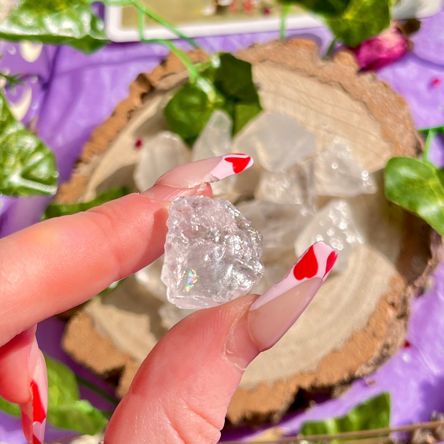 raw/rough mini clear quartz
