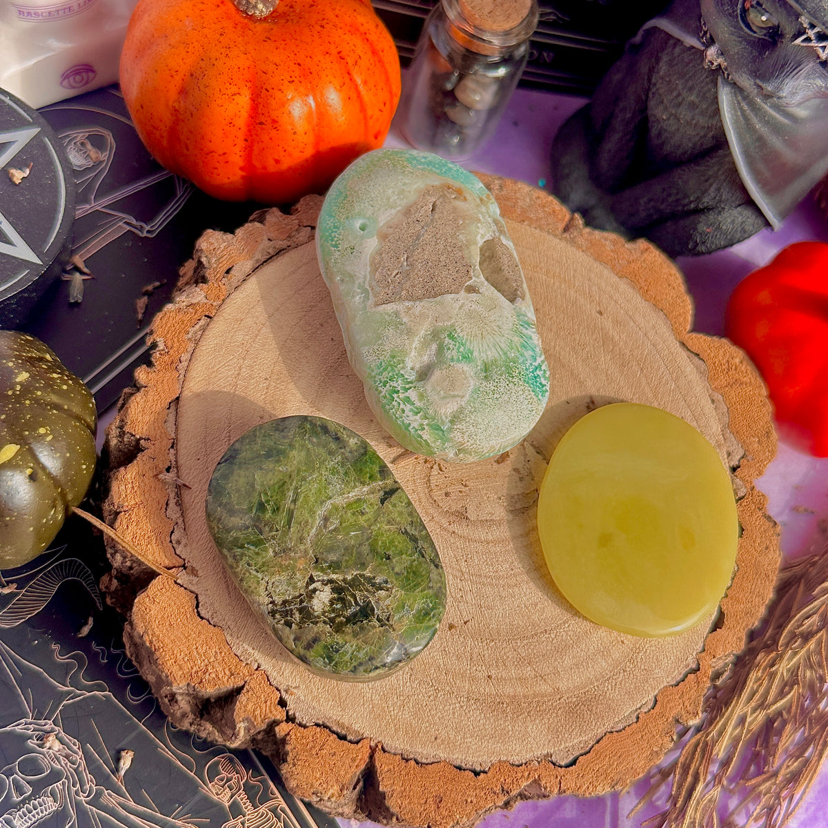 green palm stones ~ choose your own