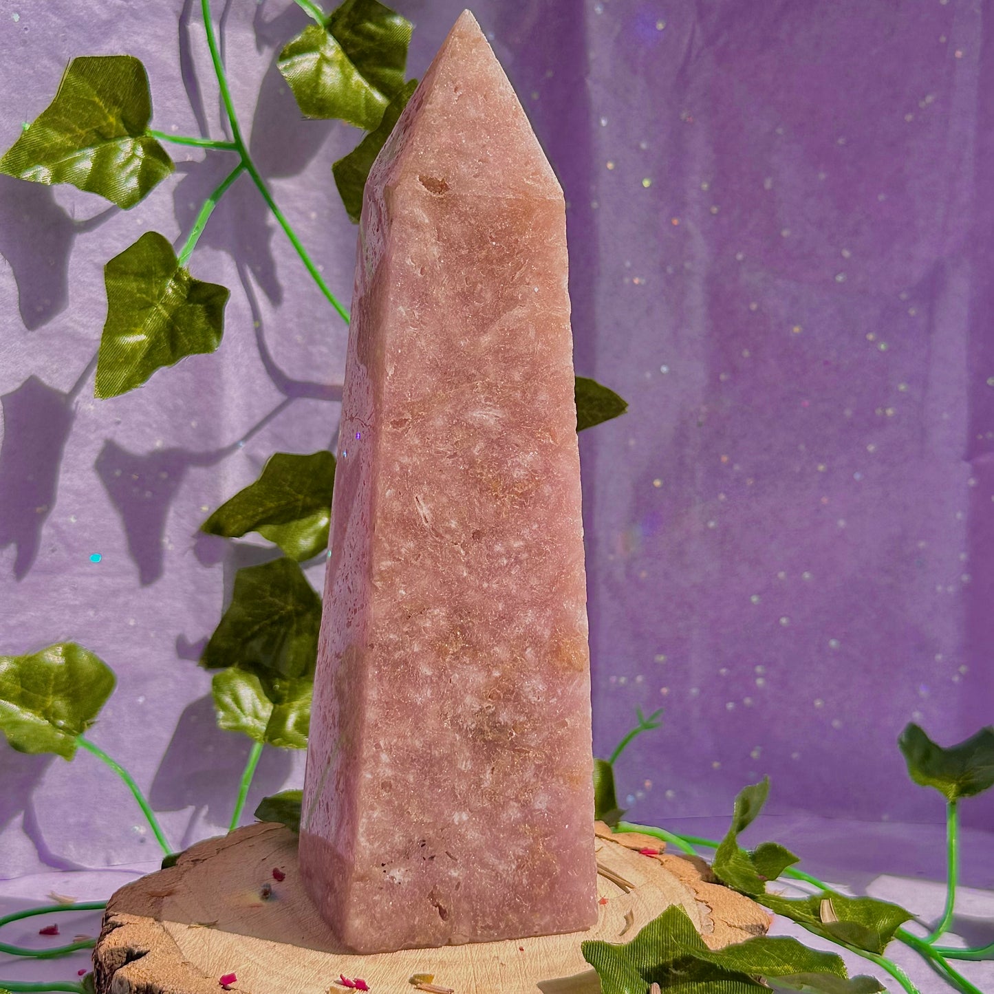 pink amethyst tower