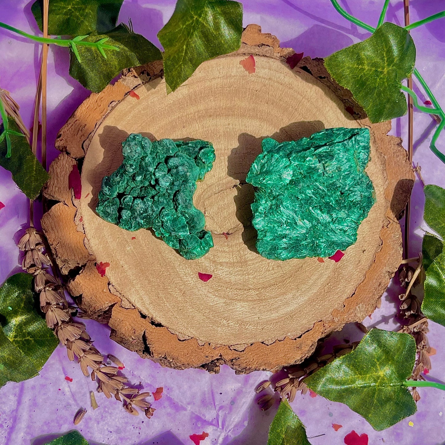 fibrous malachite specimen 1-2inch