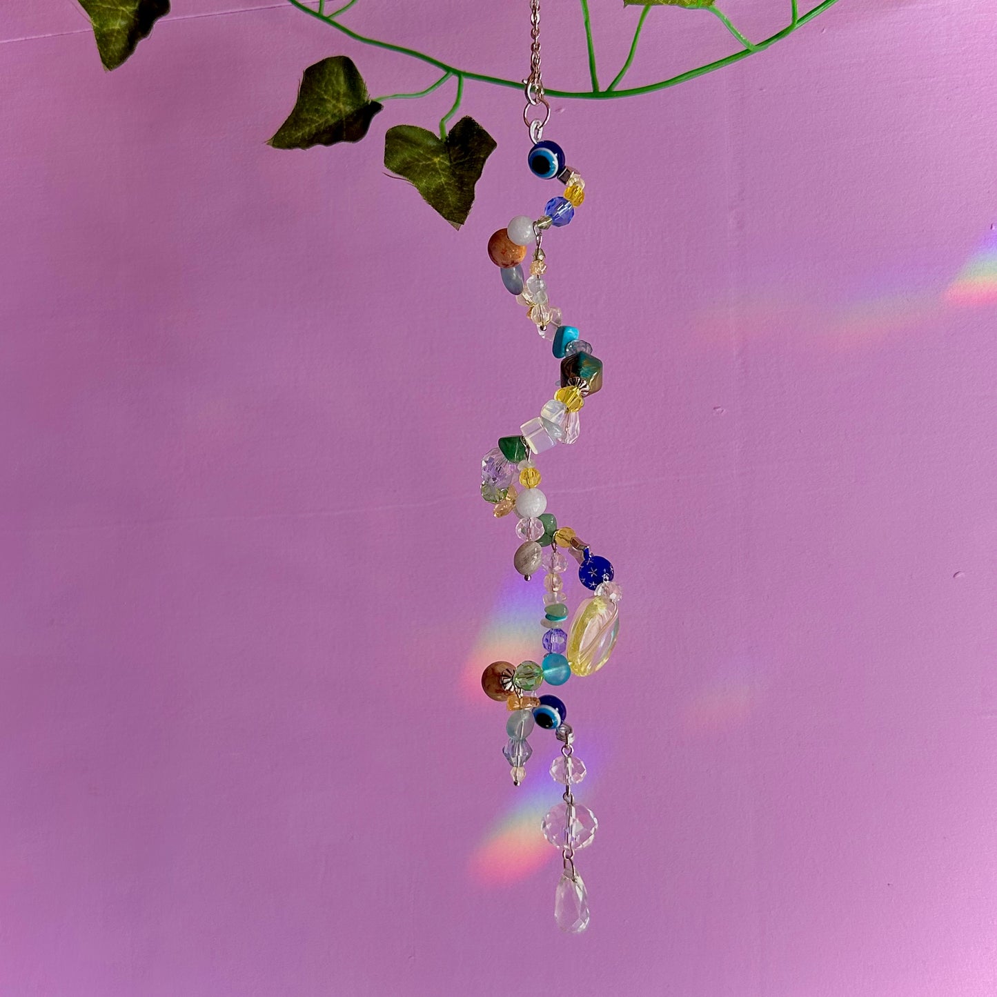 celestial spiral suncatcher