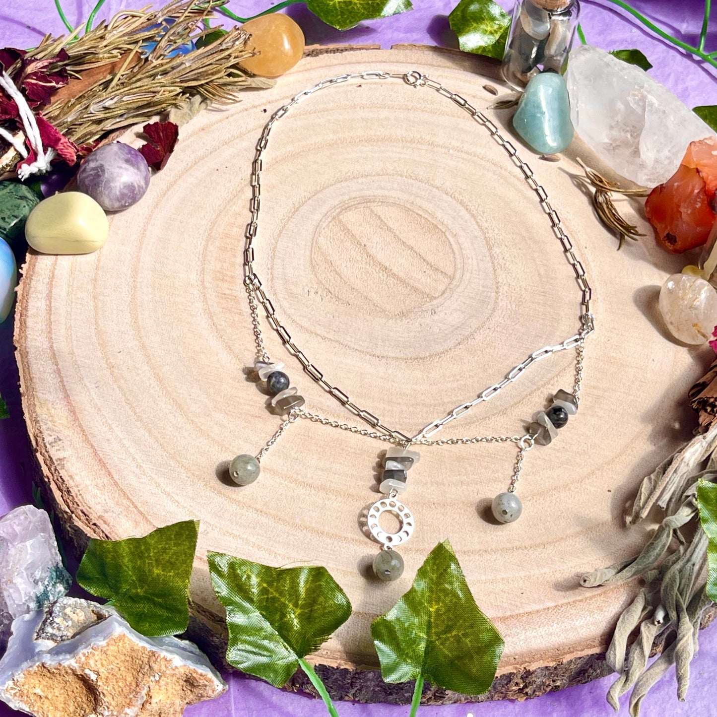 going through phases necklace