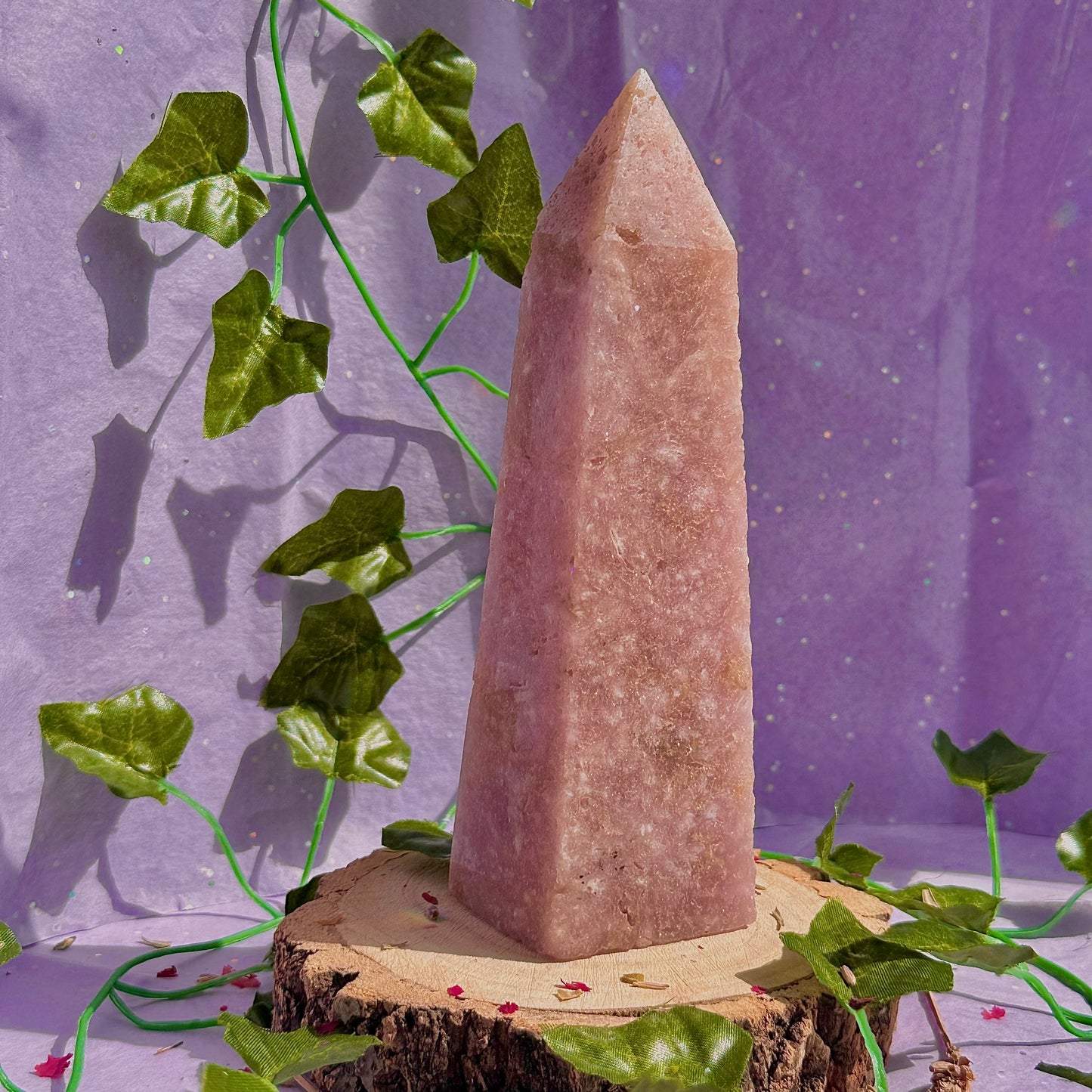 pink amethyst tower