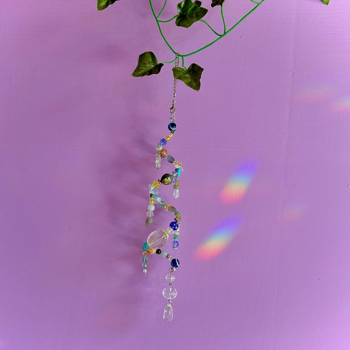 celestial spiral suncatcher