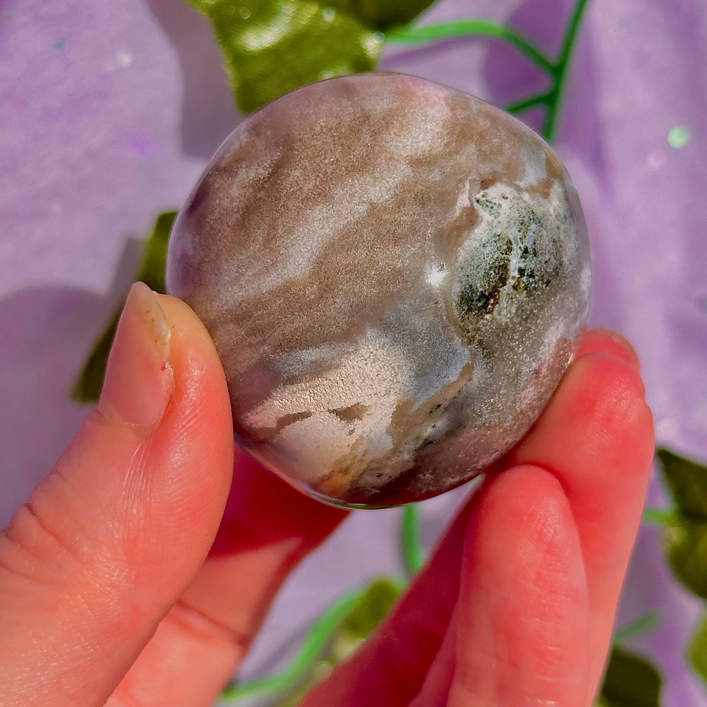 sea jasper egg carving
