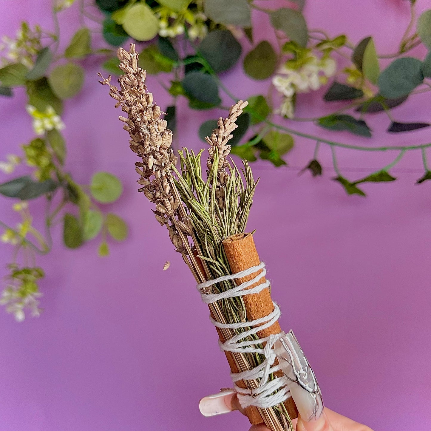 handmade herbal cleansing wands