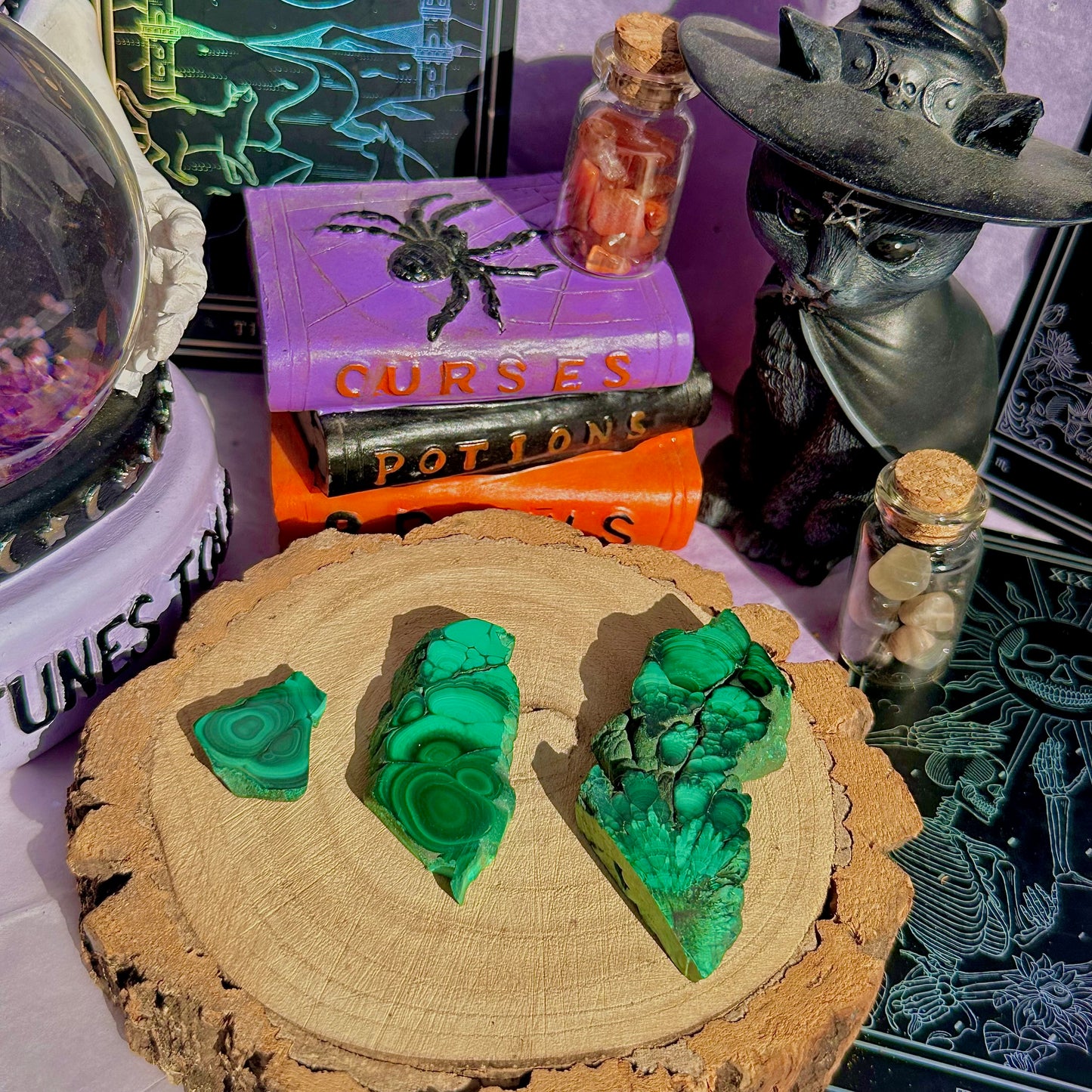 dalles de malachite ~ choisissez la vôtre