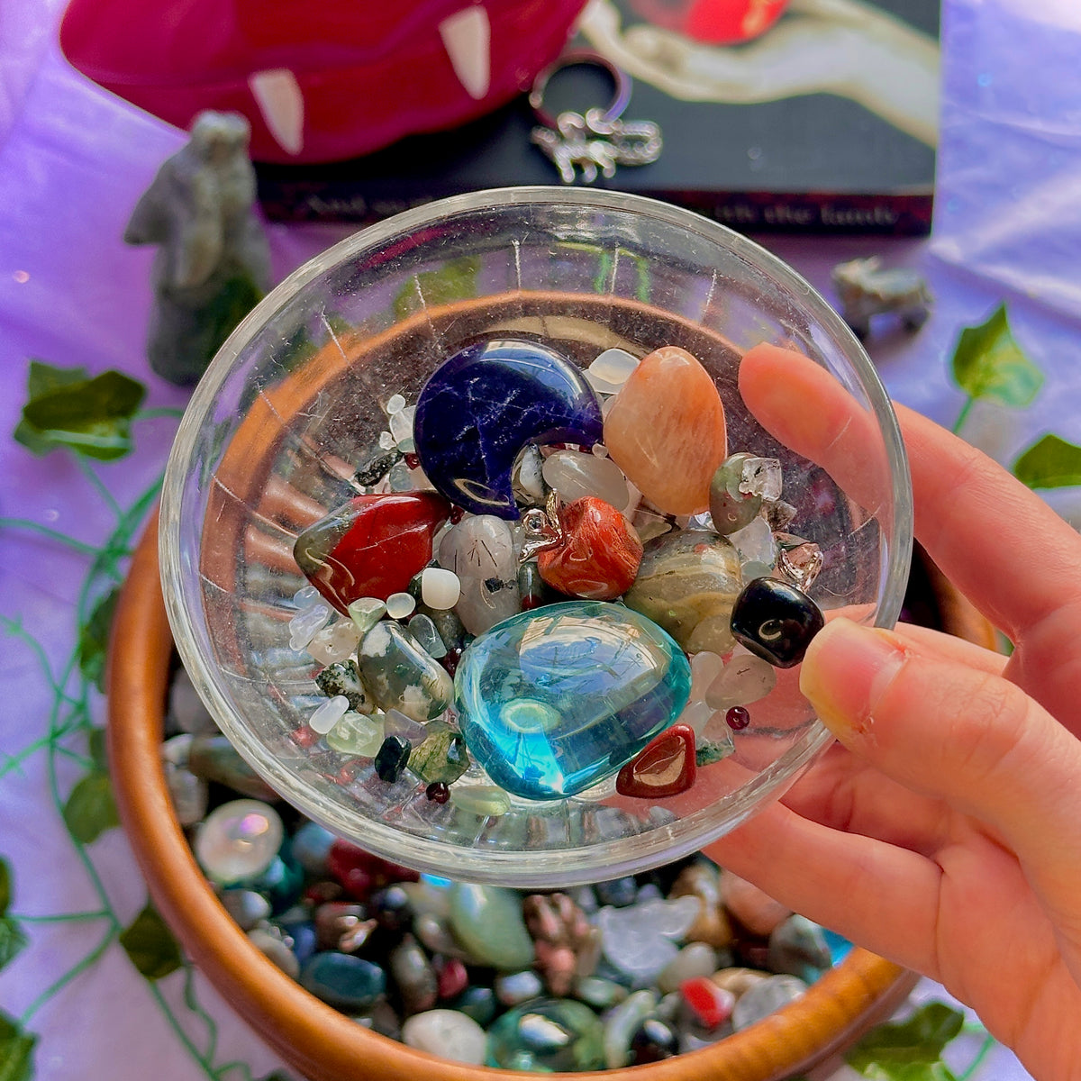 this is the crystal of a killer confetti mix