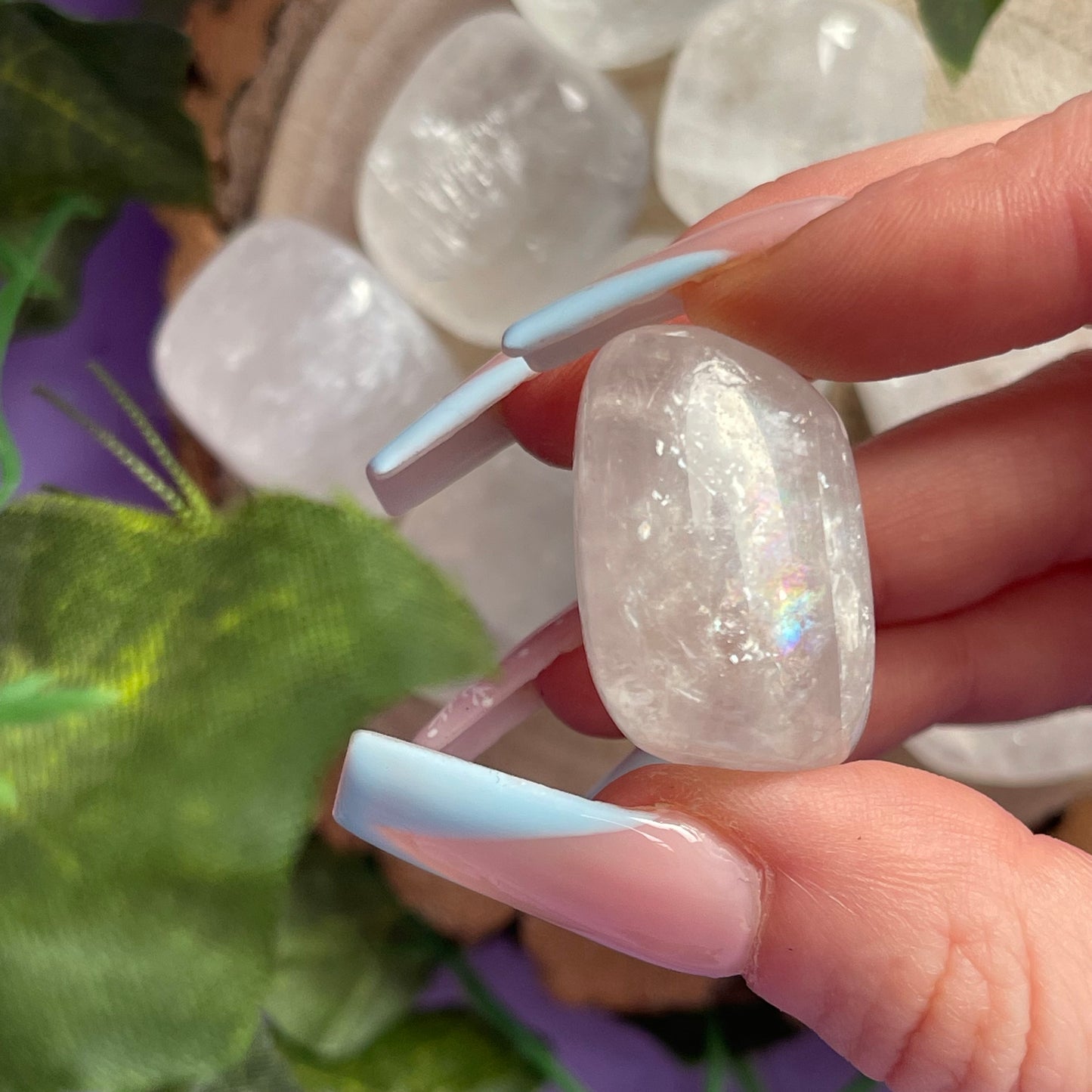 optical calcite tumbles