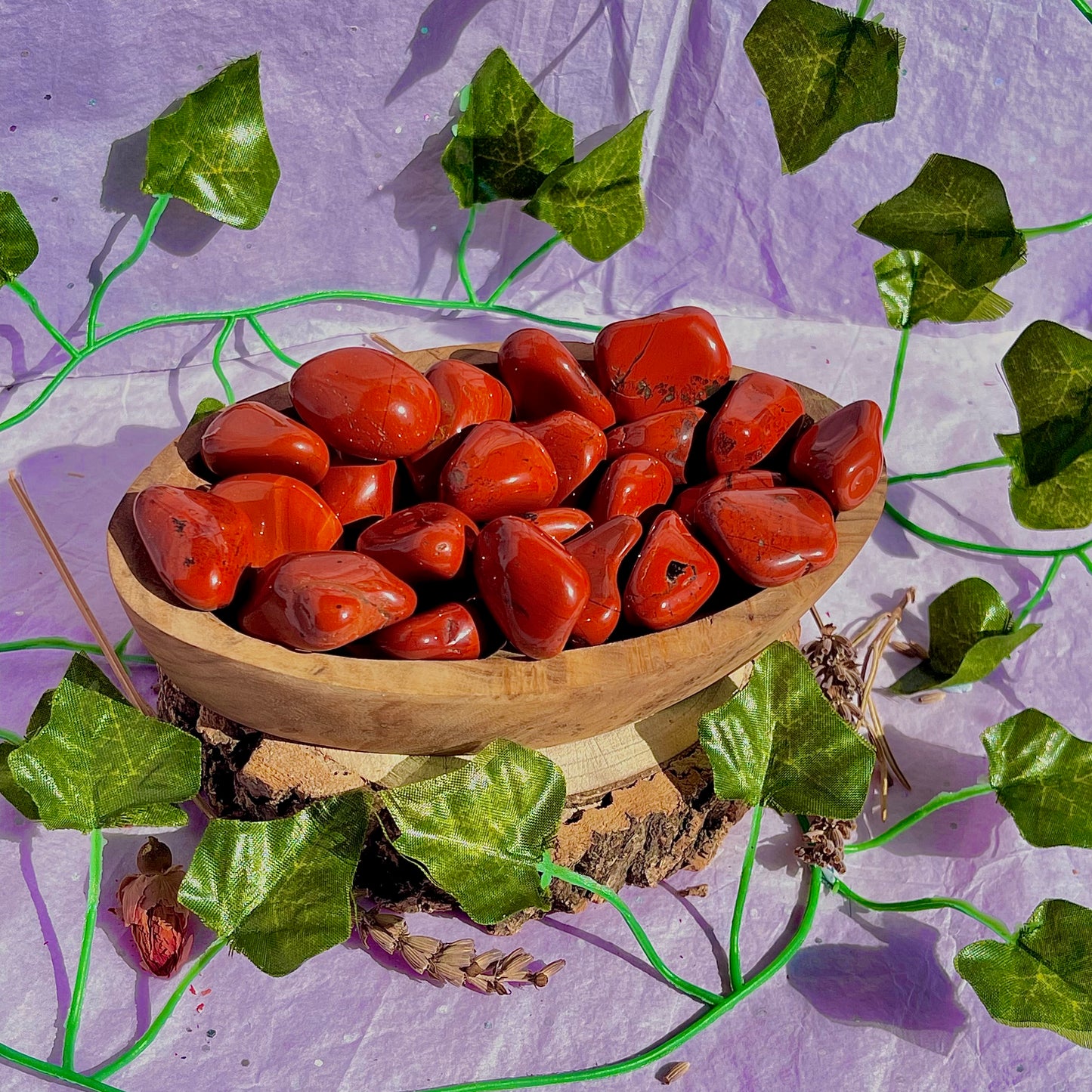 red jasper tumble