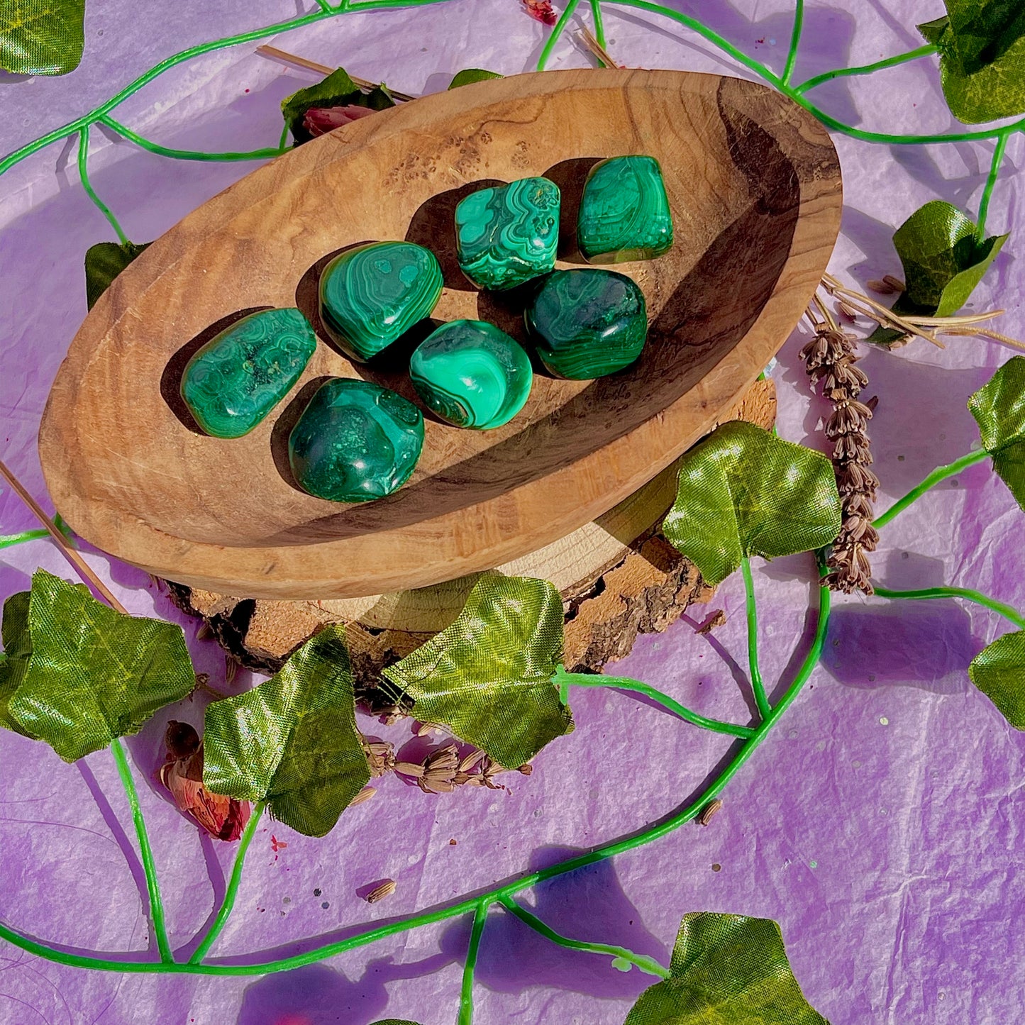 malachite tumbles