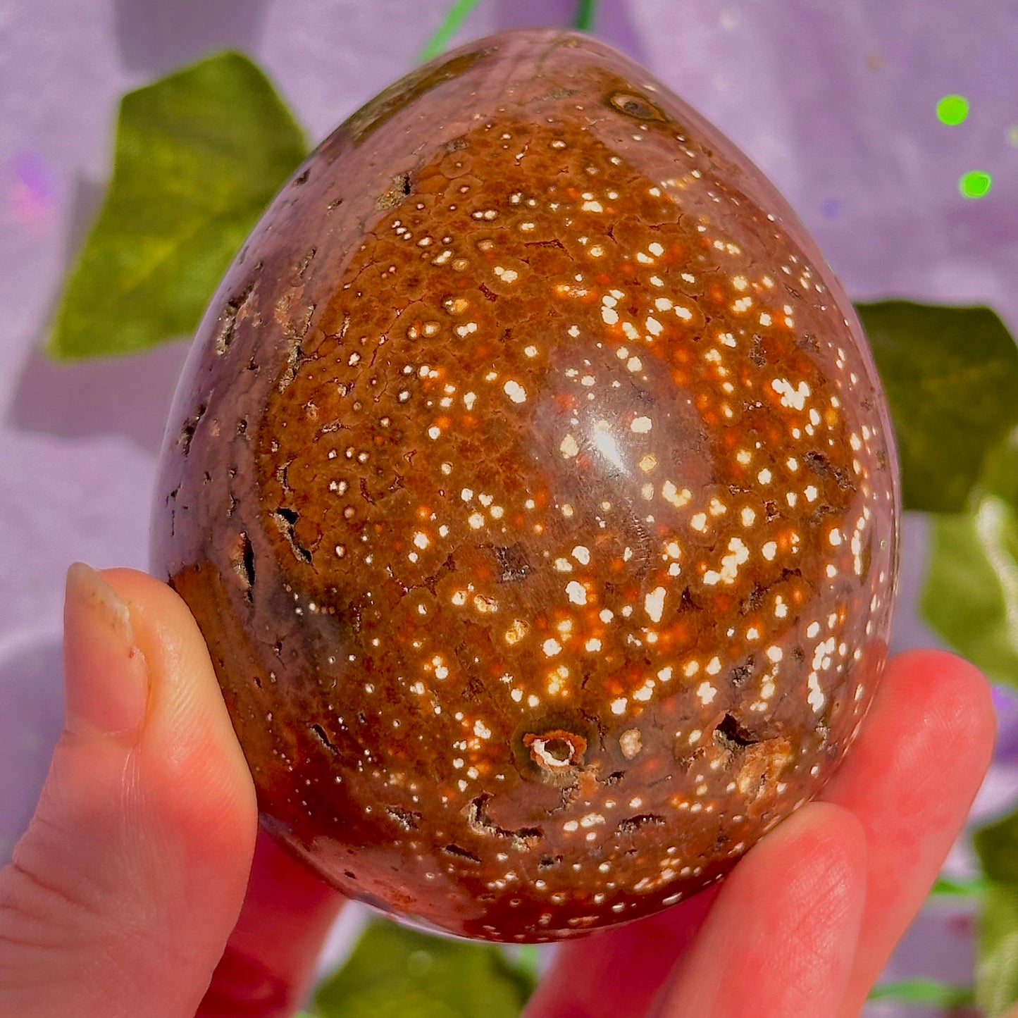 sea jasper big egg carving