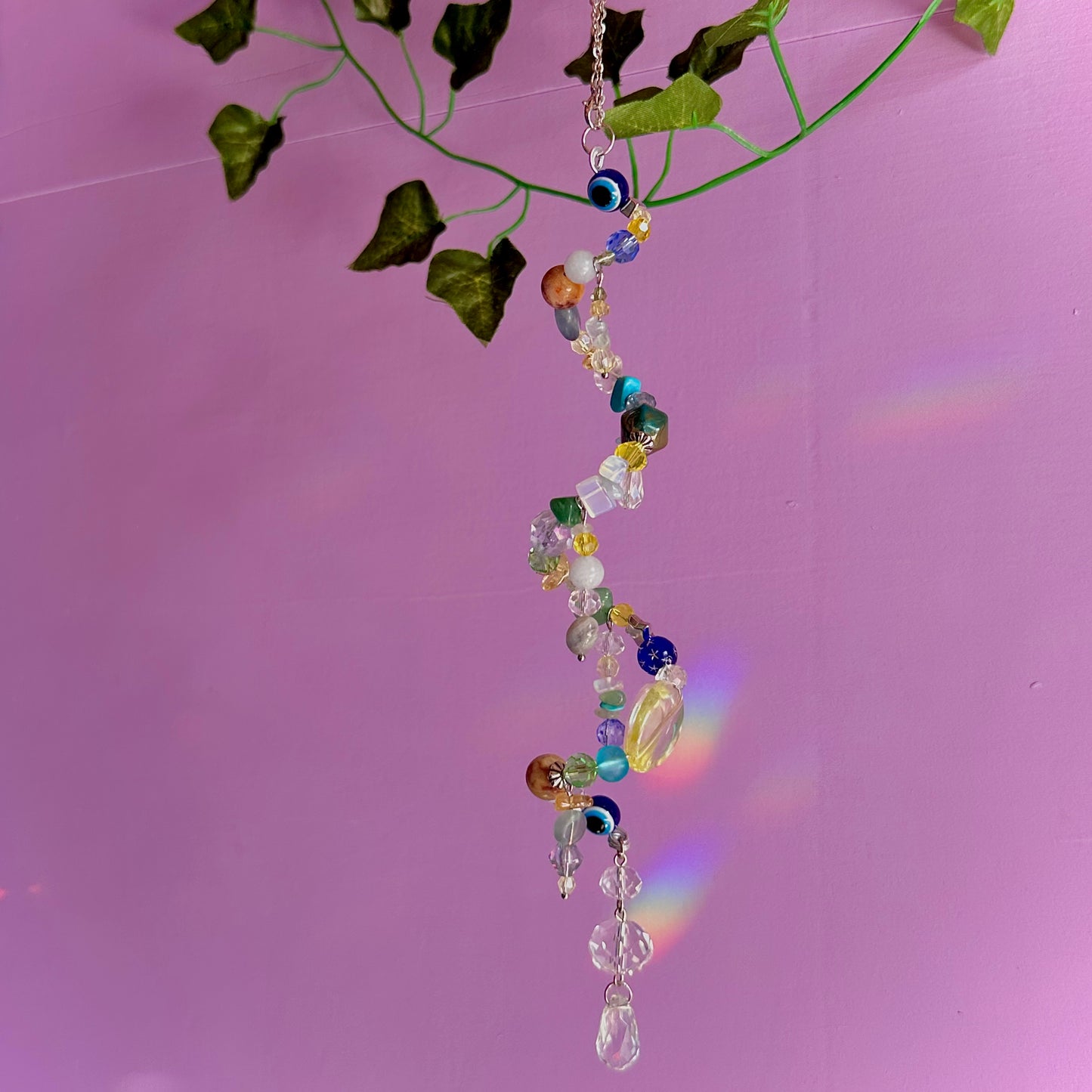 celestial spiral suncatcher