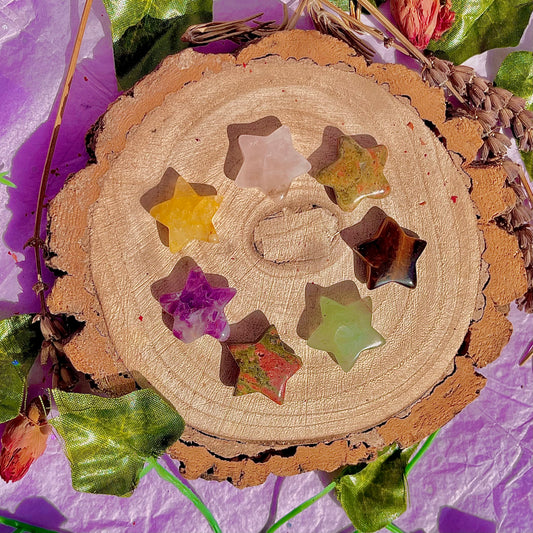 mini star carvings ~ intuitively chosen