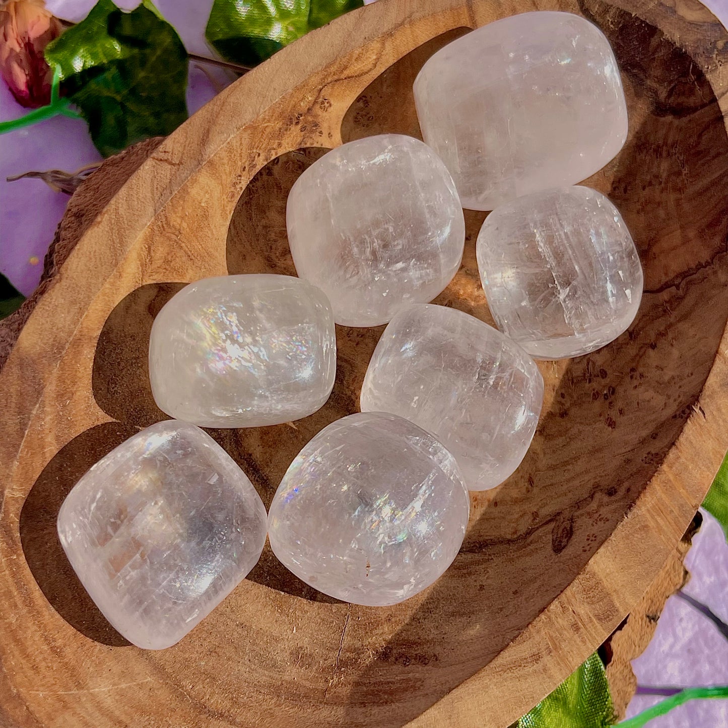 optical calcite tumbles