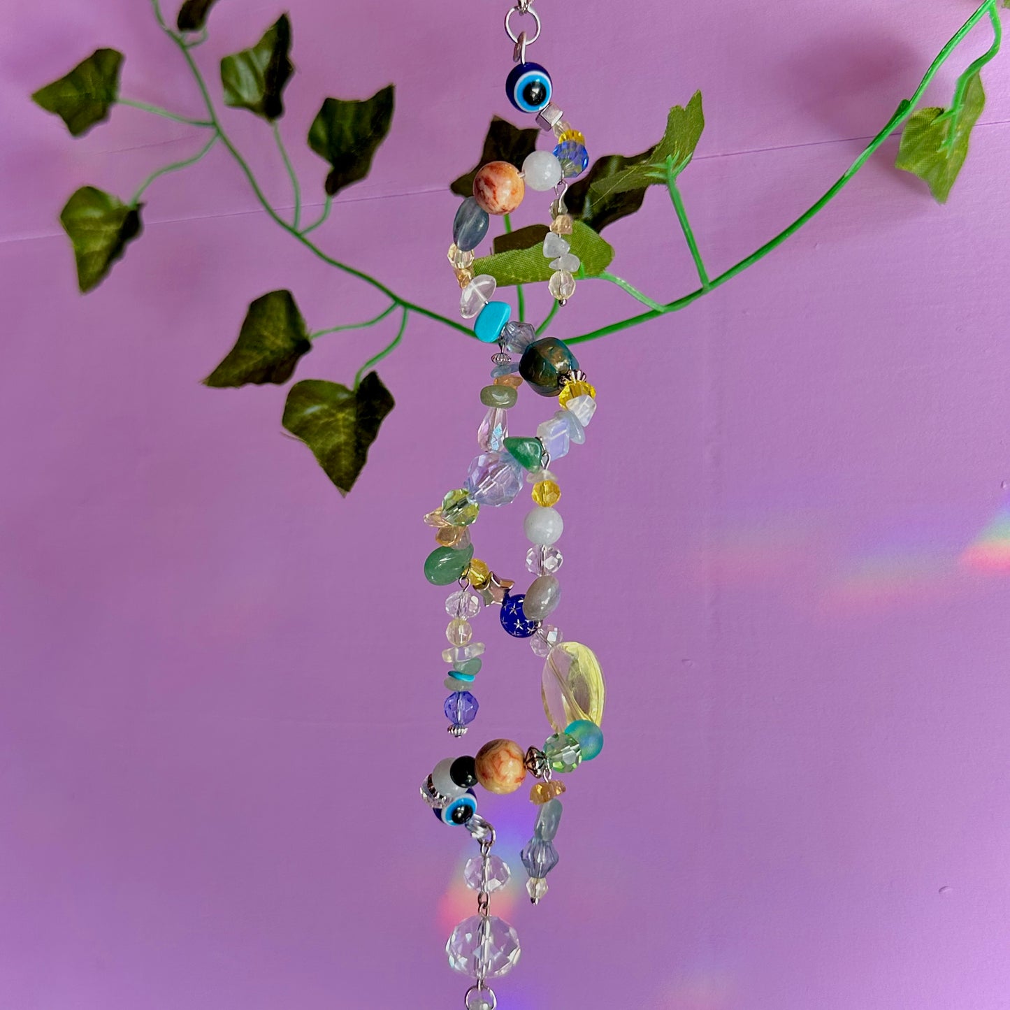 celestial spiral suncatcher