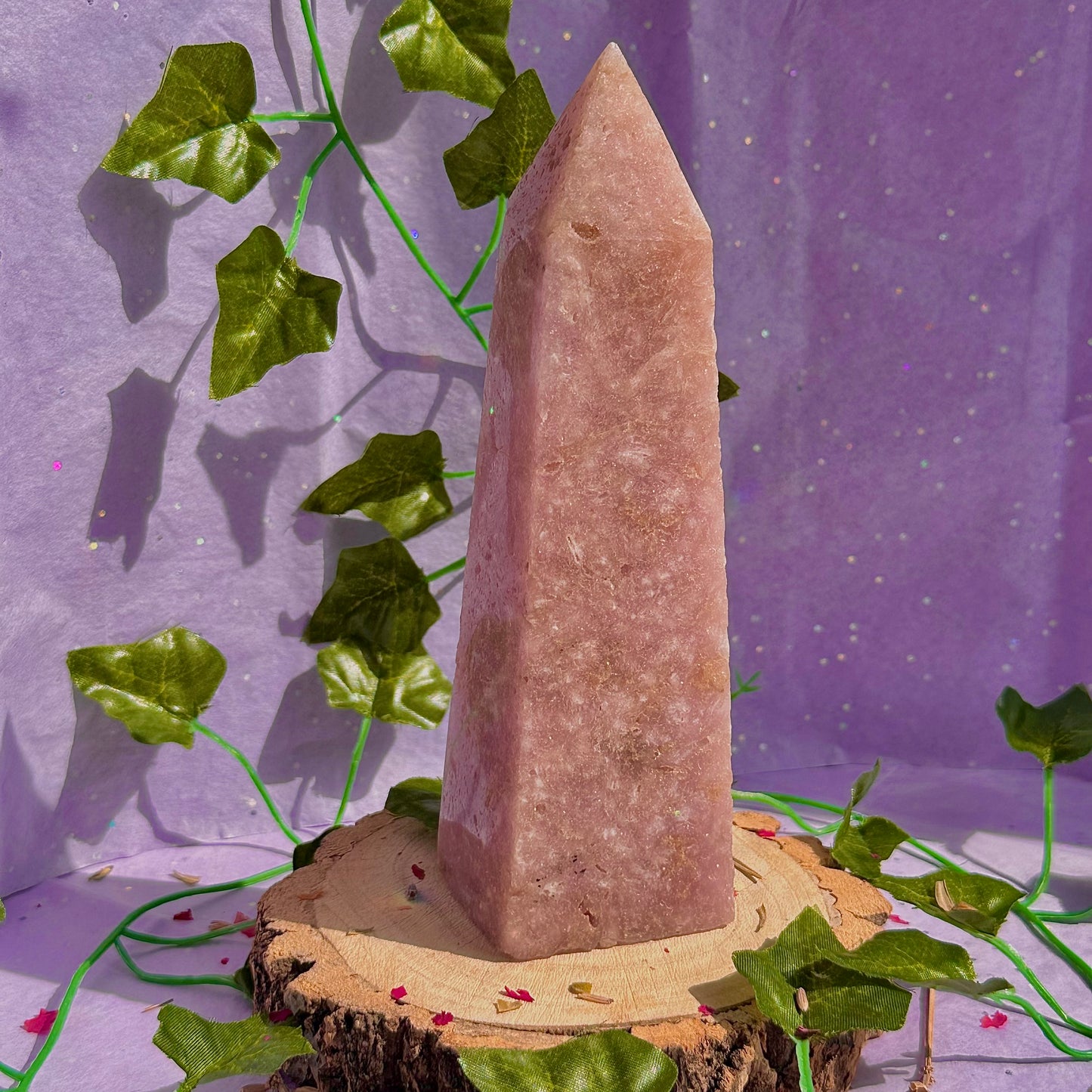 pink amethyst tower