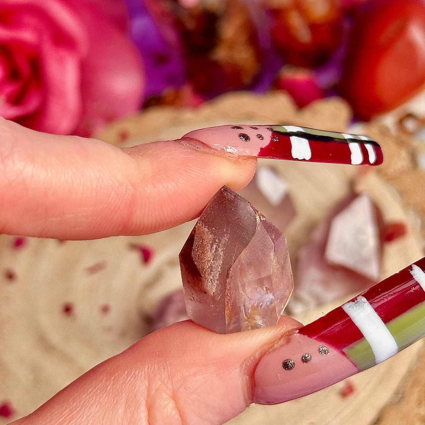 pink lithium quartz ~ choose your own