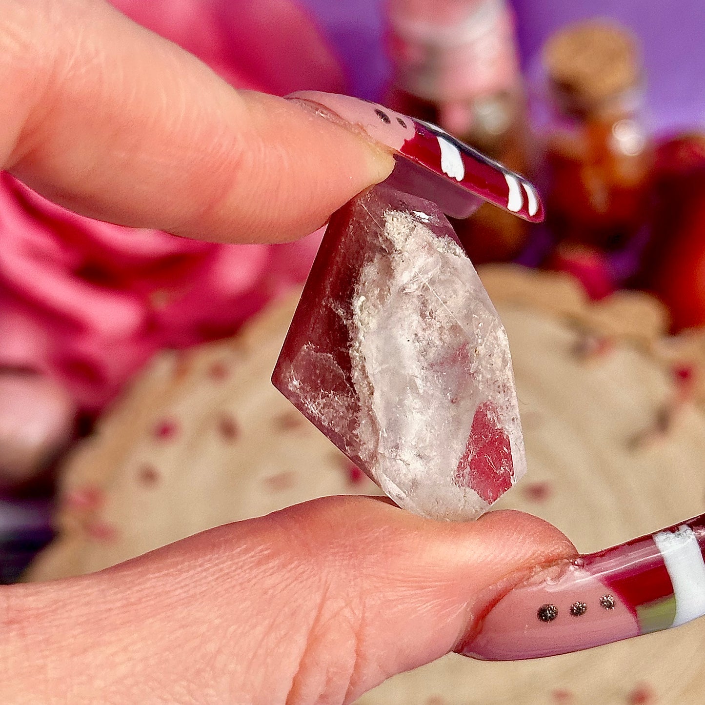 pink lithium quartz ~ choose your own