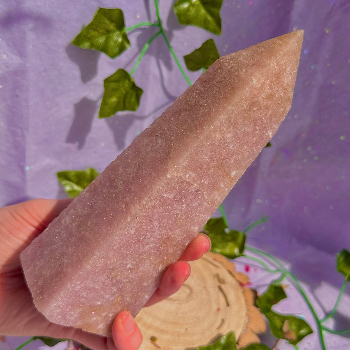 pink amethyst tower