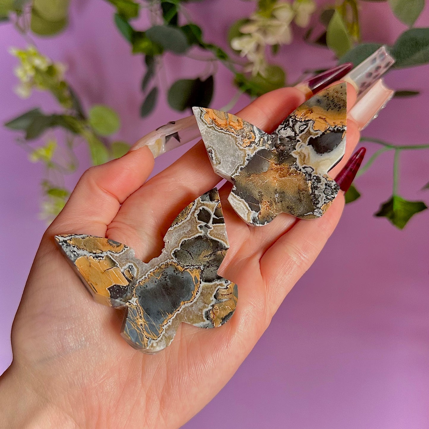 maligano jasper butterfly carving ~ choose your own