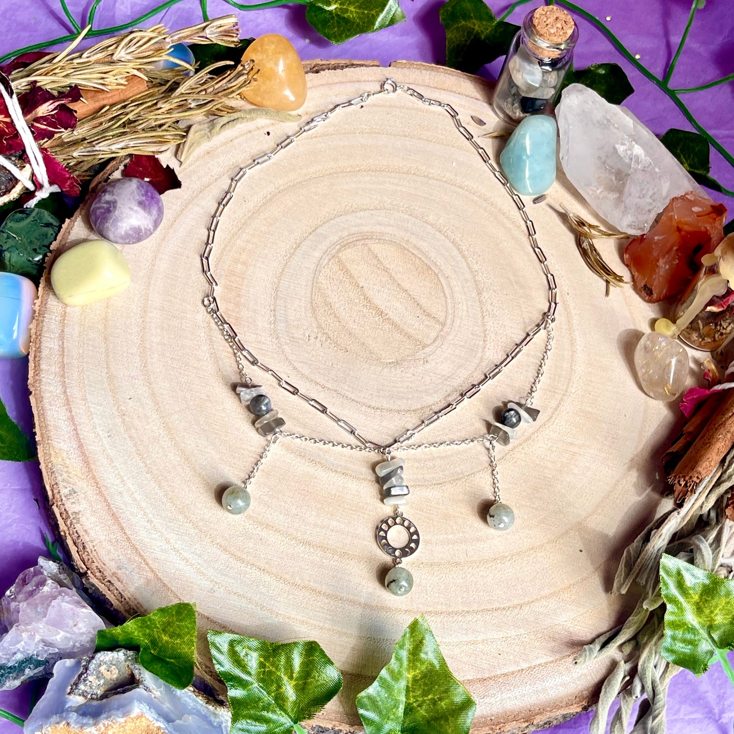 going through phases necklace