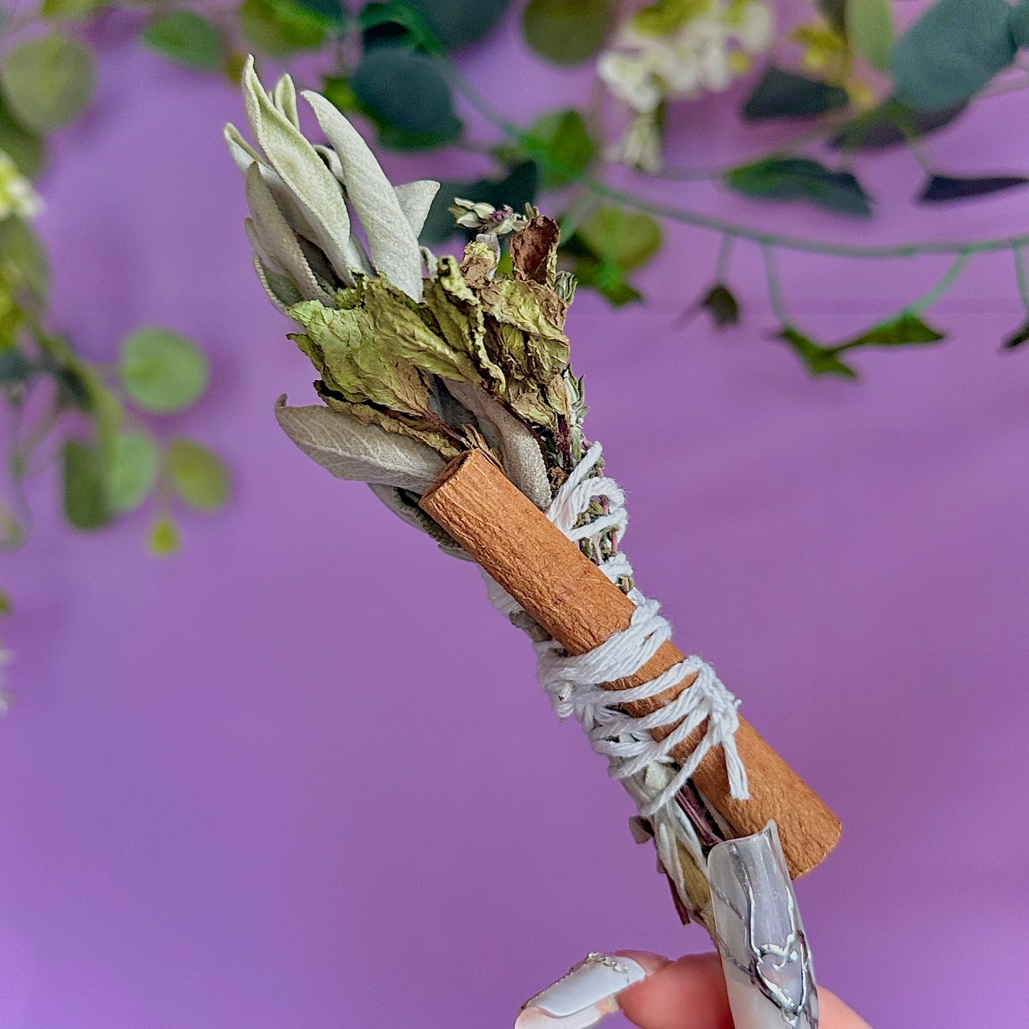 handmade herbal cleansing wands