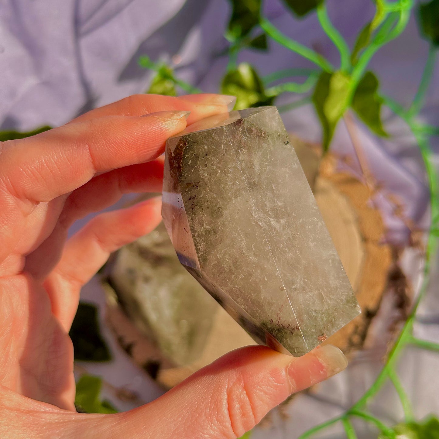 garden quartz freeform ~ intuitively chosen