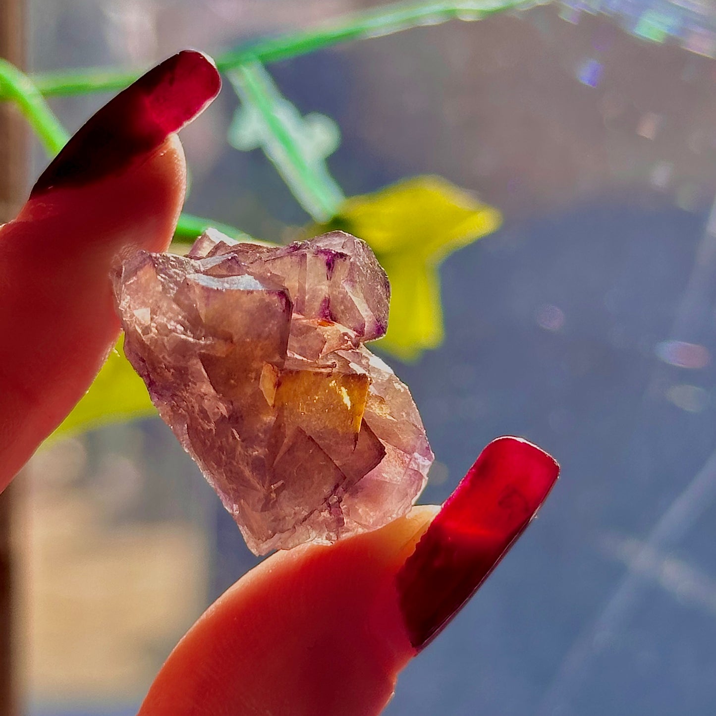 stalactitic UV cubic fluorite cluster specimen ~ choose your own