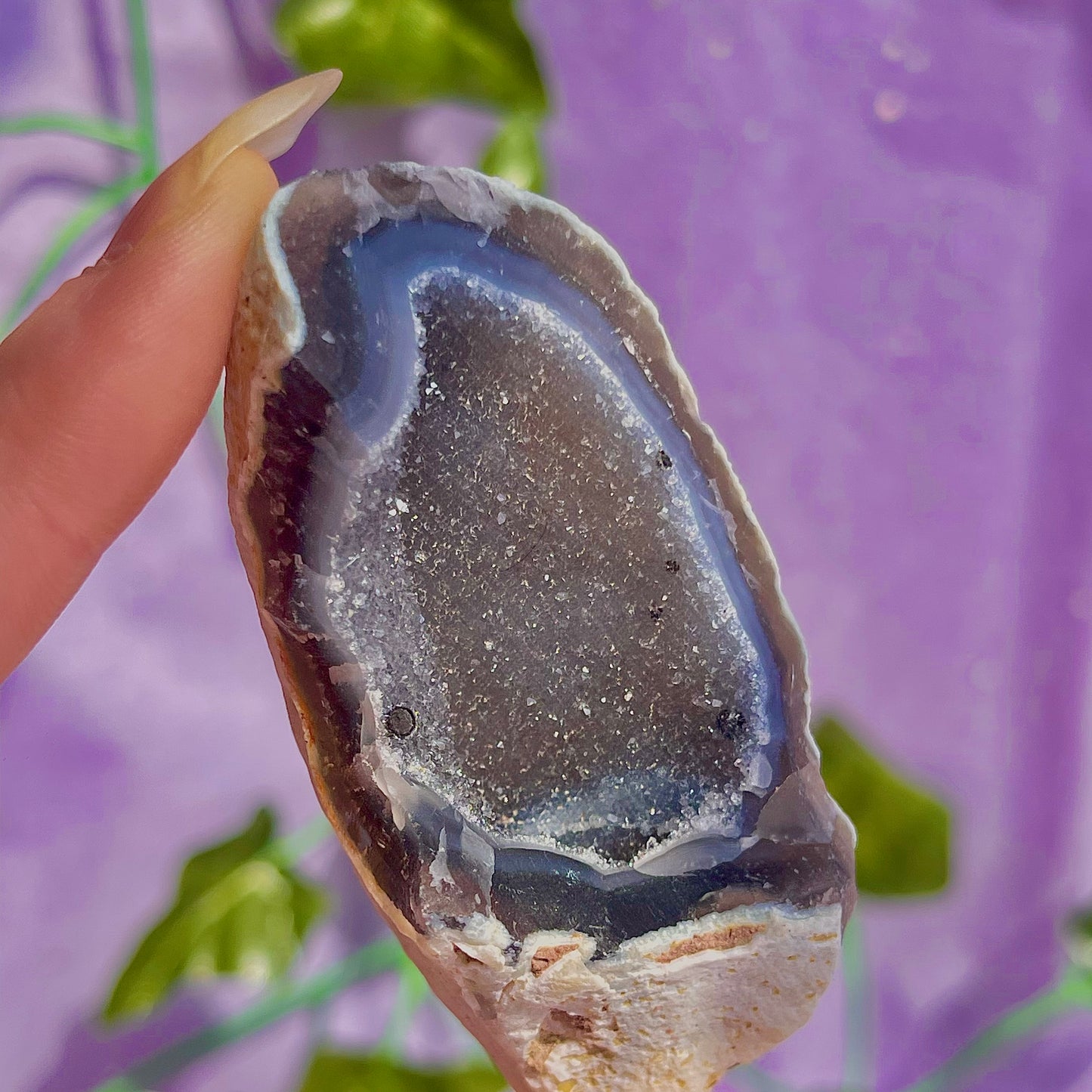 druzy agate geodes C1-5