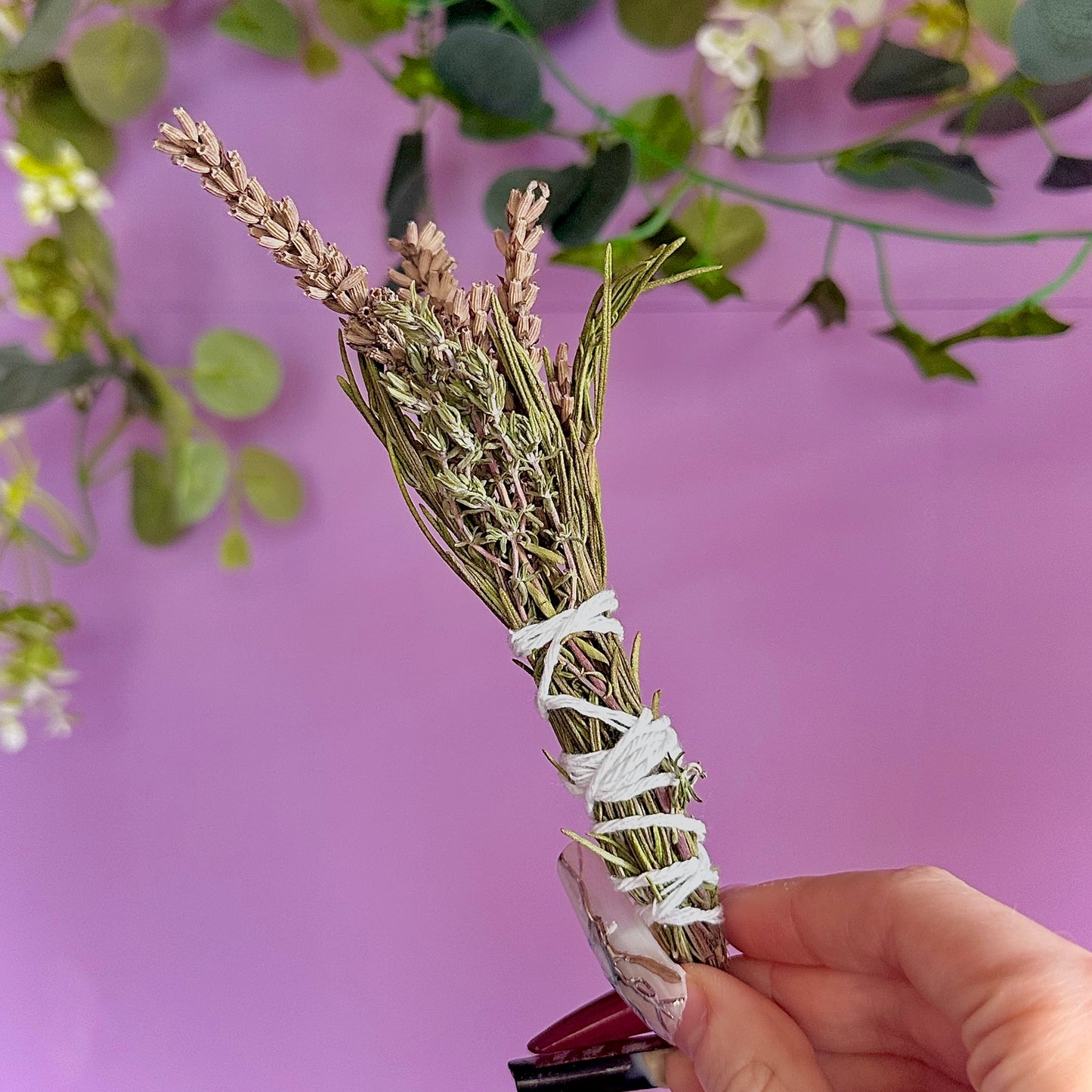 handmade herbal cleansing wands