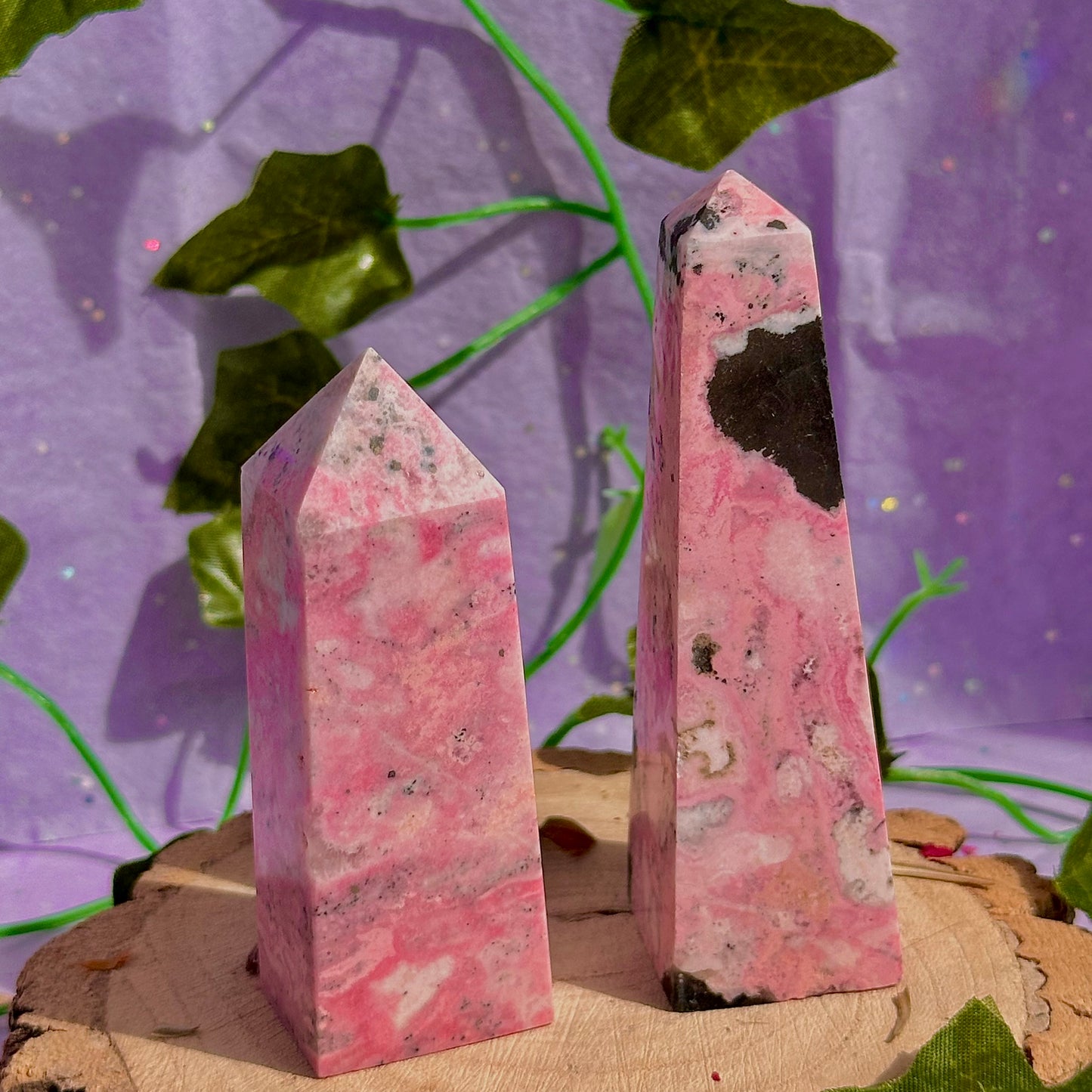 peruvian rhodonite towers ~ choose your own