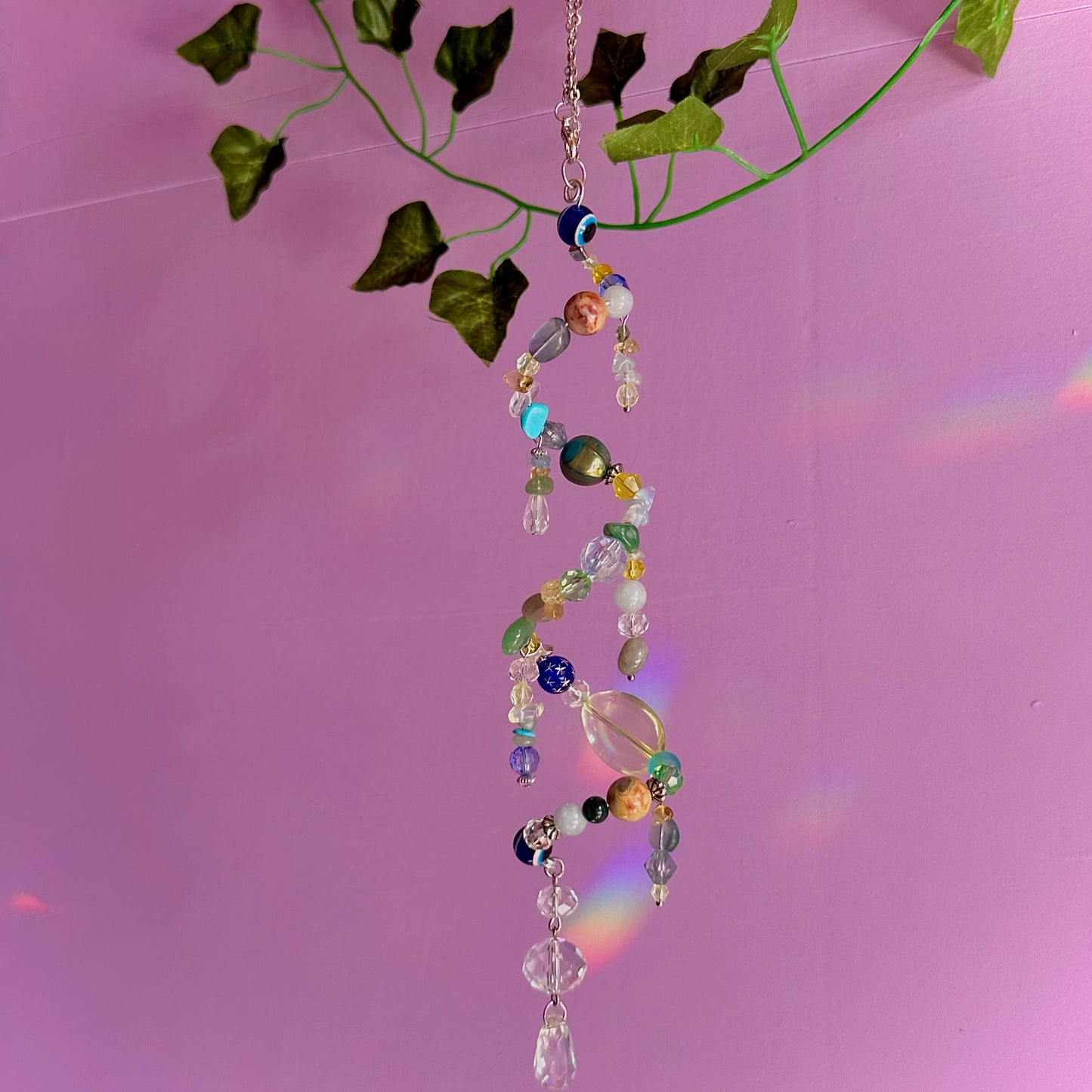 celestial spiral suncatcher