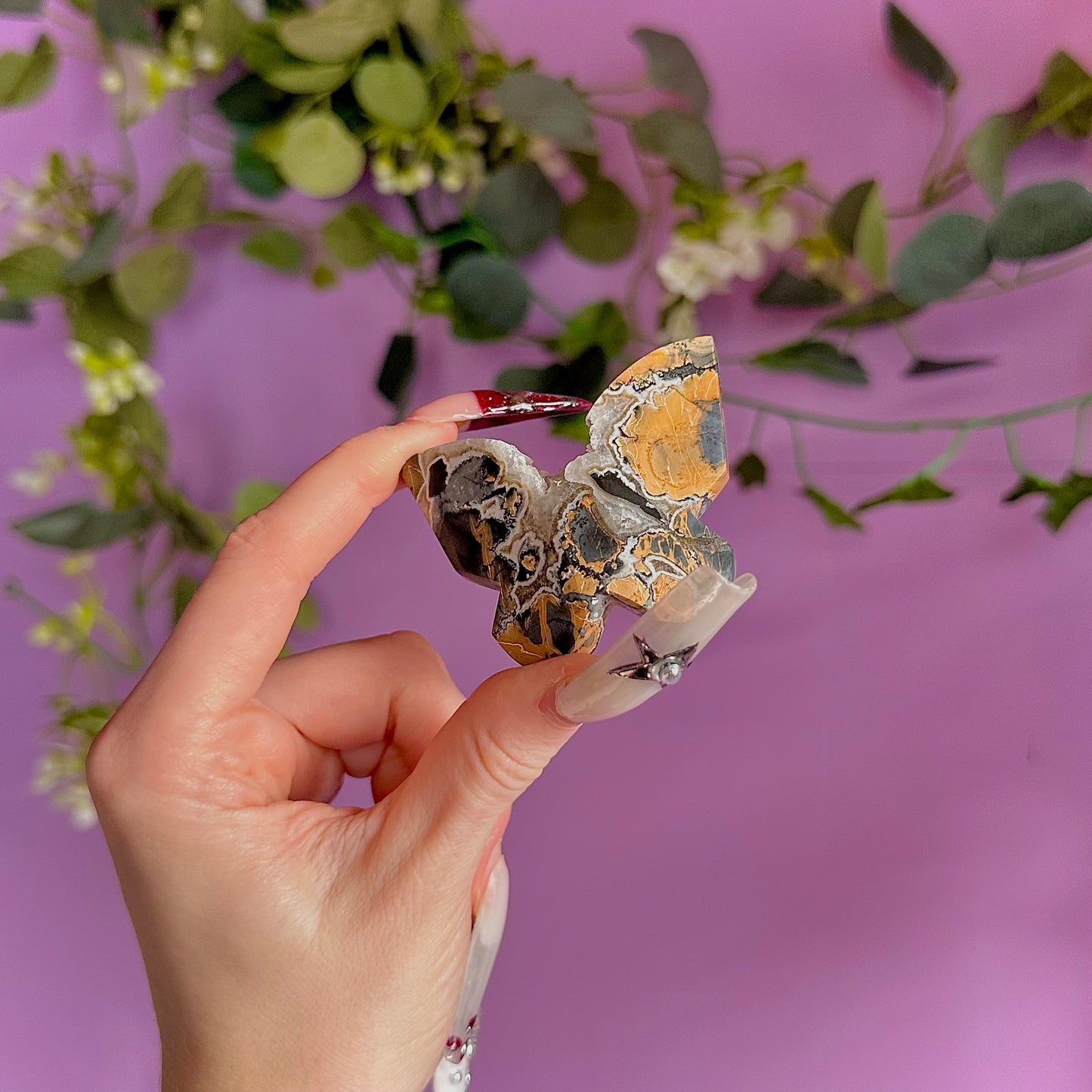 maligano jasper butterfly carving ~ choose your own