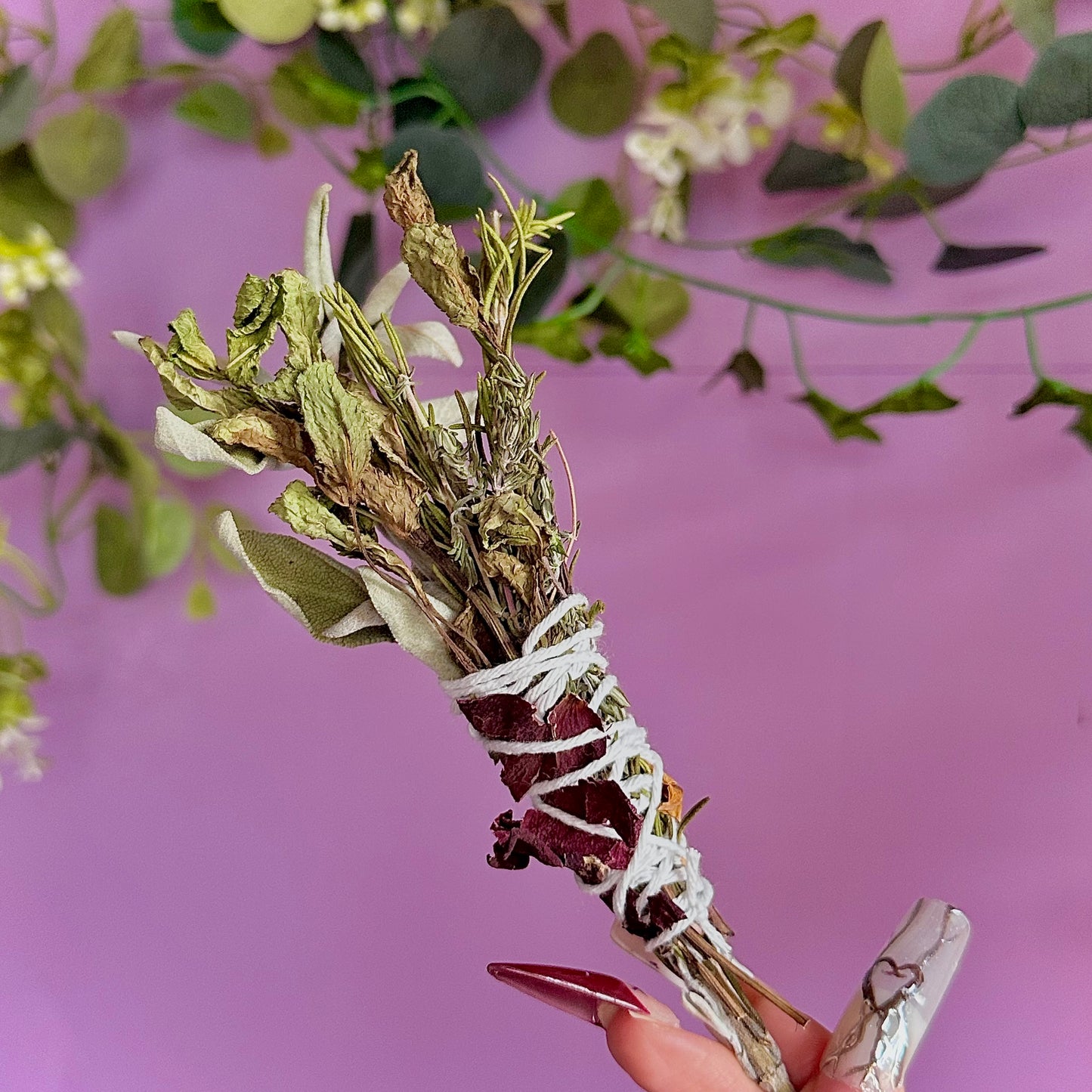 handmade herbal cleansing wands