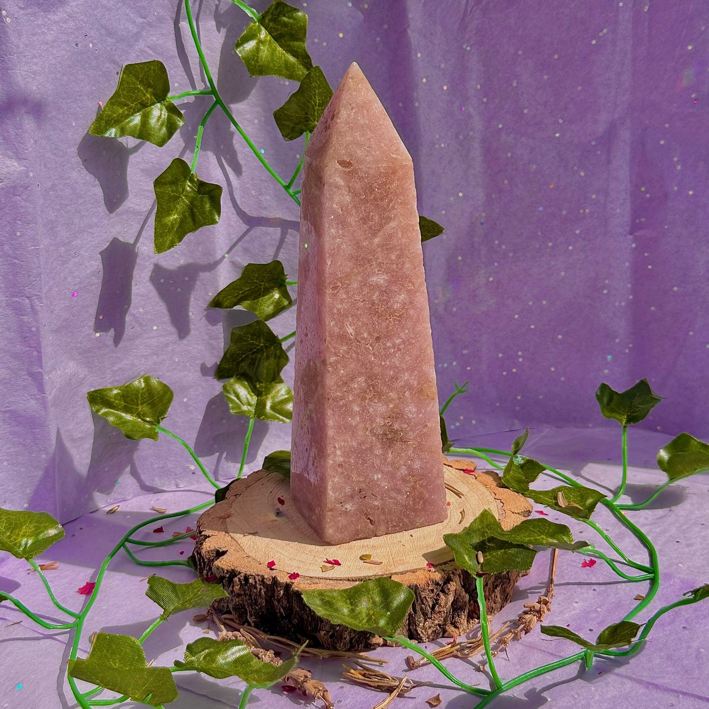 pink amethyst tower