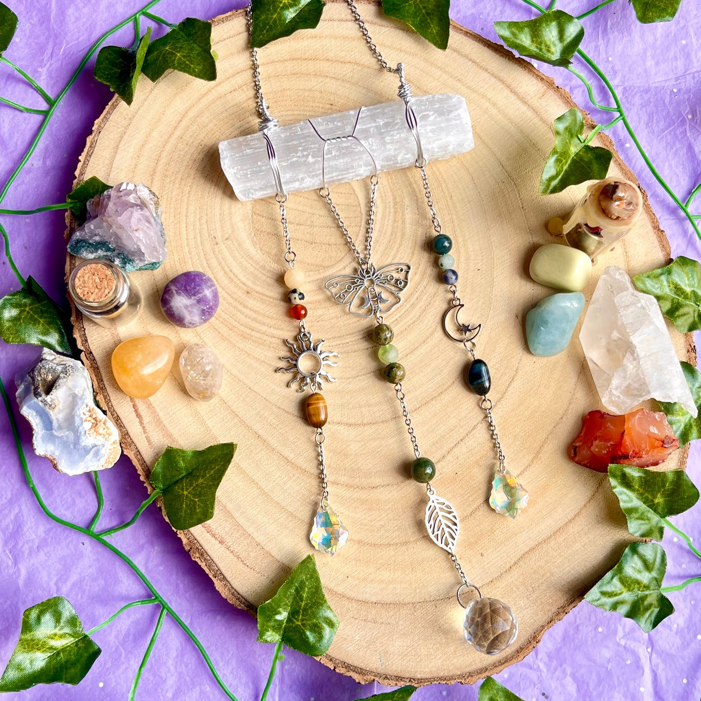 day and night sun catcher - crystals in description