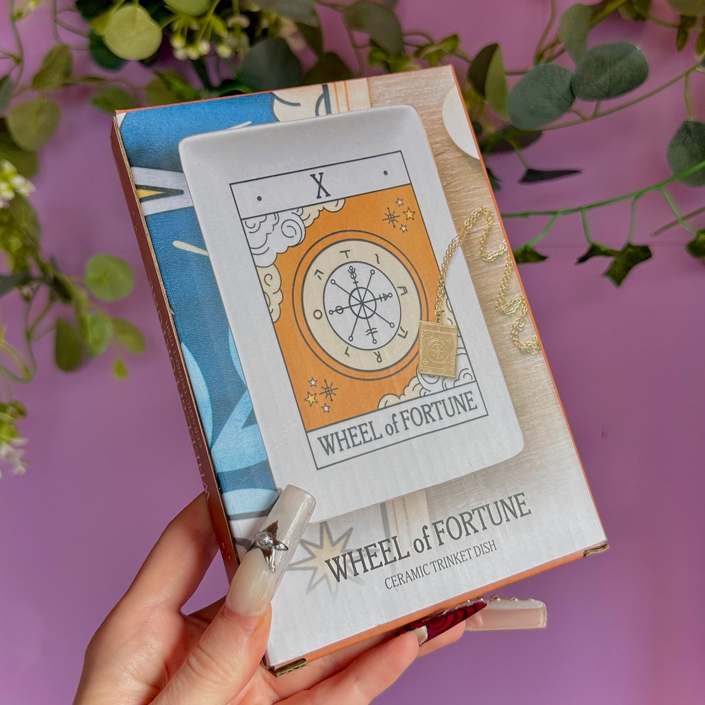 the wheel of fortune vintage tarot trinket dish
