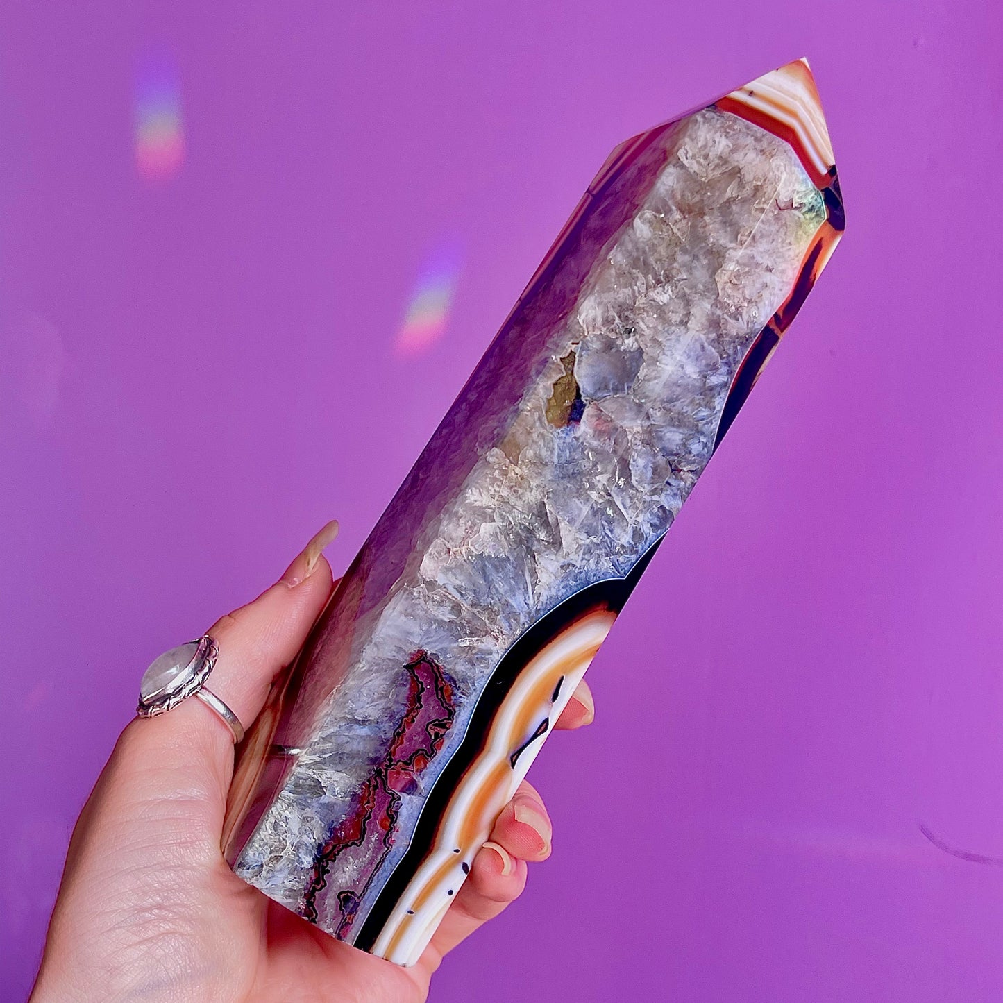 sardonyx agate tower
