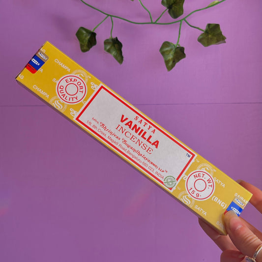 satya vanilla incense
