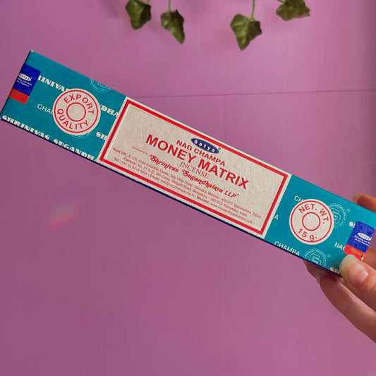 satya money matrix incense