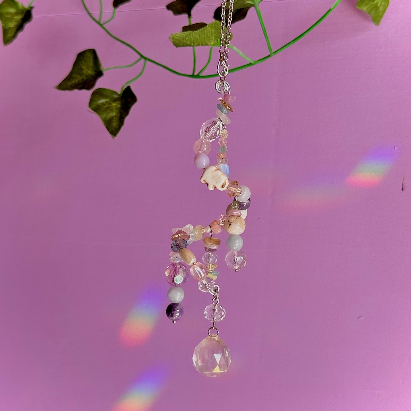 pastel spiral suncatcher