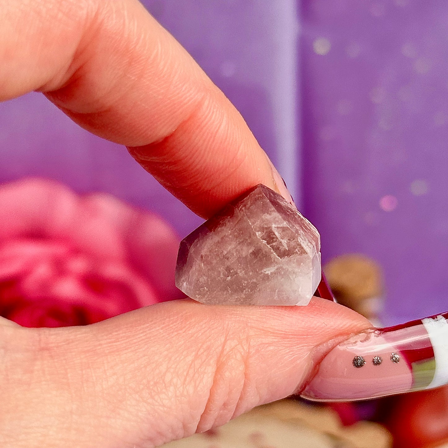 pink lithium quartz ~ choose your own